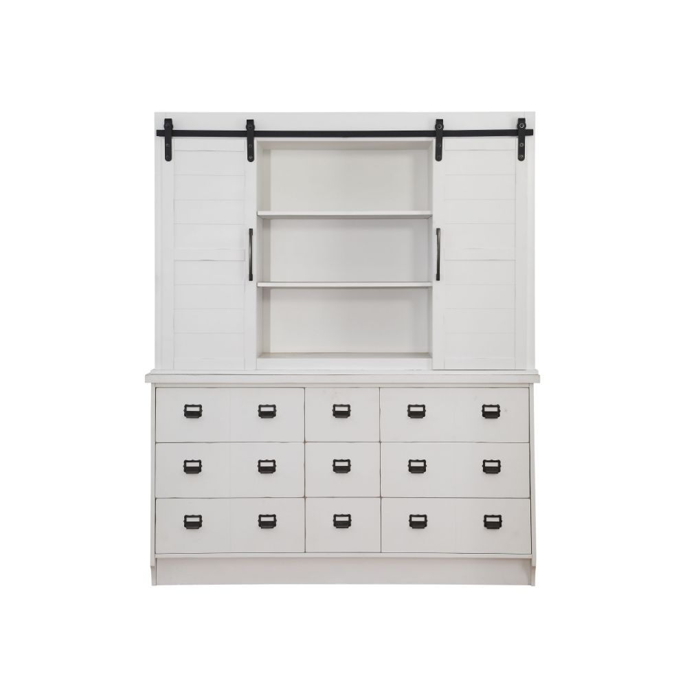 Renske - Buffet & Hutch - Antique White - Urban Living Furniture (Los Angeles, CA)