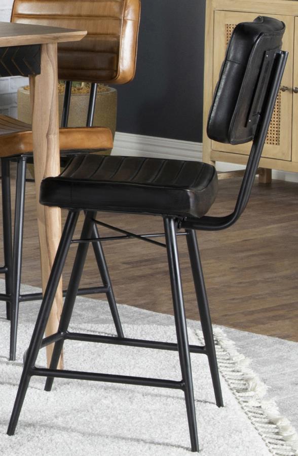 Partridge - Leather Counter Chair (Set of 2) - Urban Living Furniture (Los Angeles, CA)