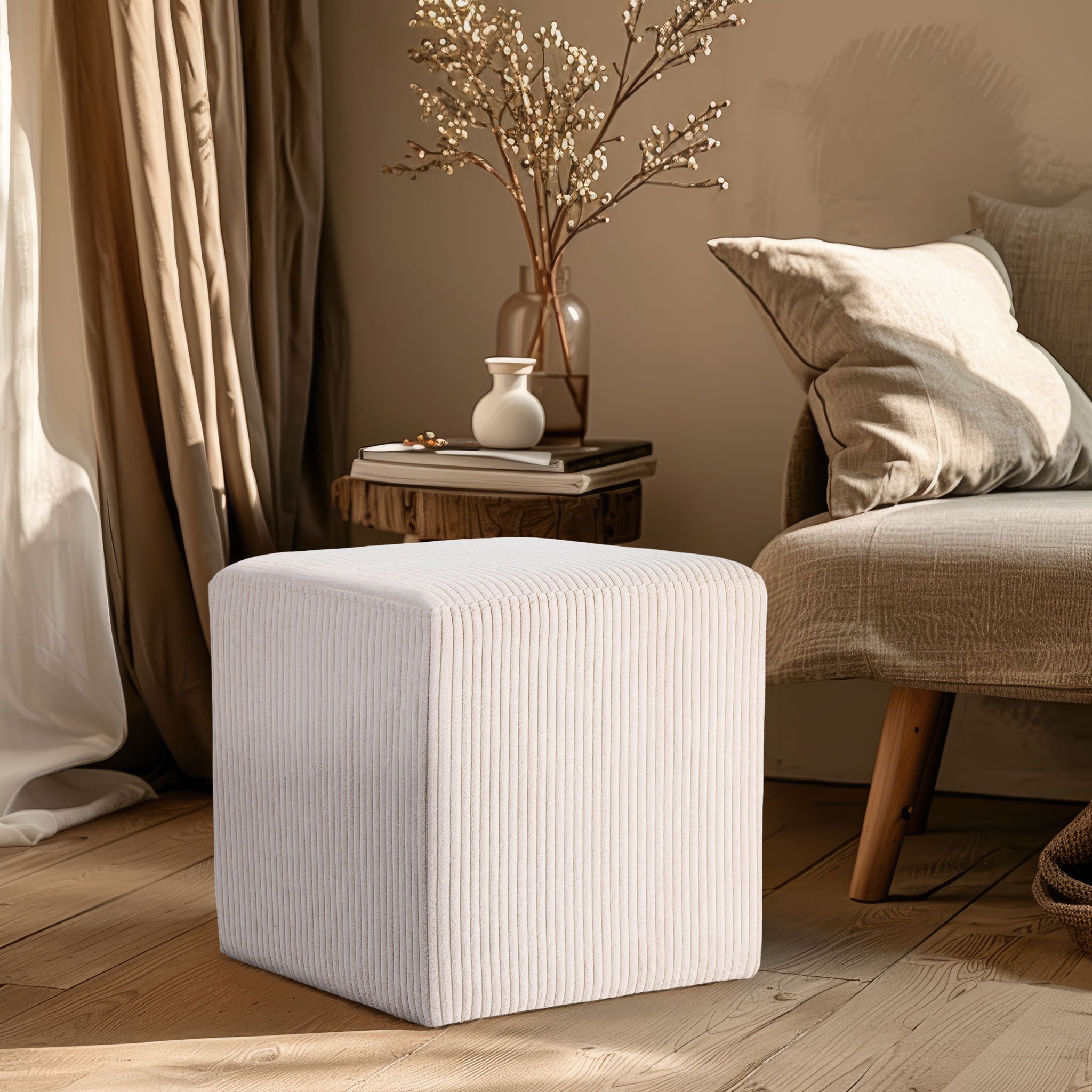 Roy - Microsuede Ottoman / Stool - Urban Living Furniture (Los Angeles, CA)