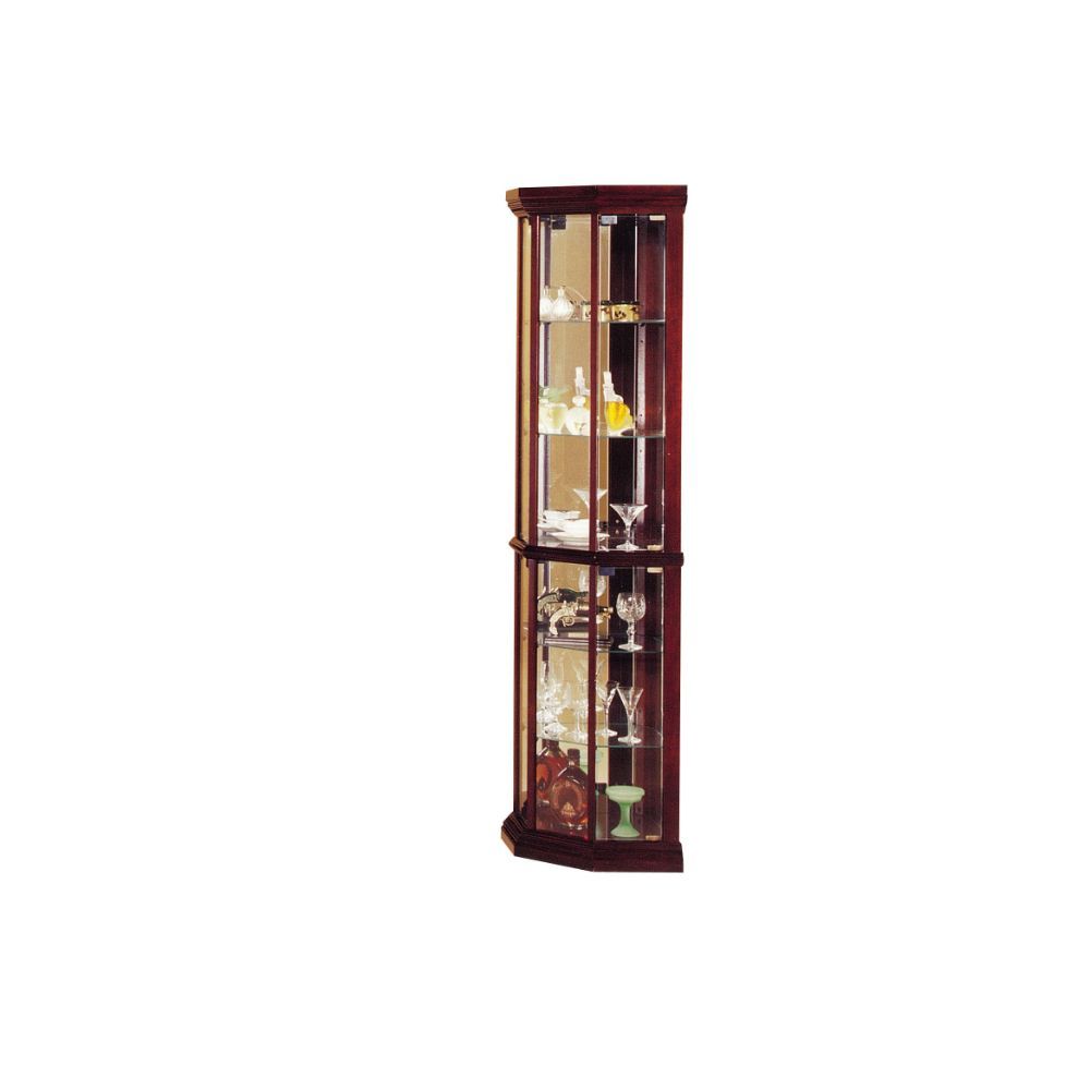 Huxley - Curio Cabinet (Corner) - Dark Brown - 16" - Urban Living Furniture (Los Angeles, CA)