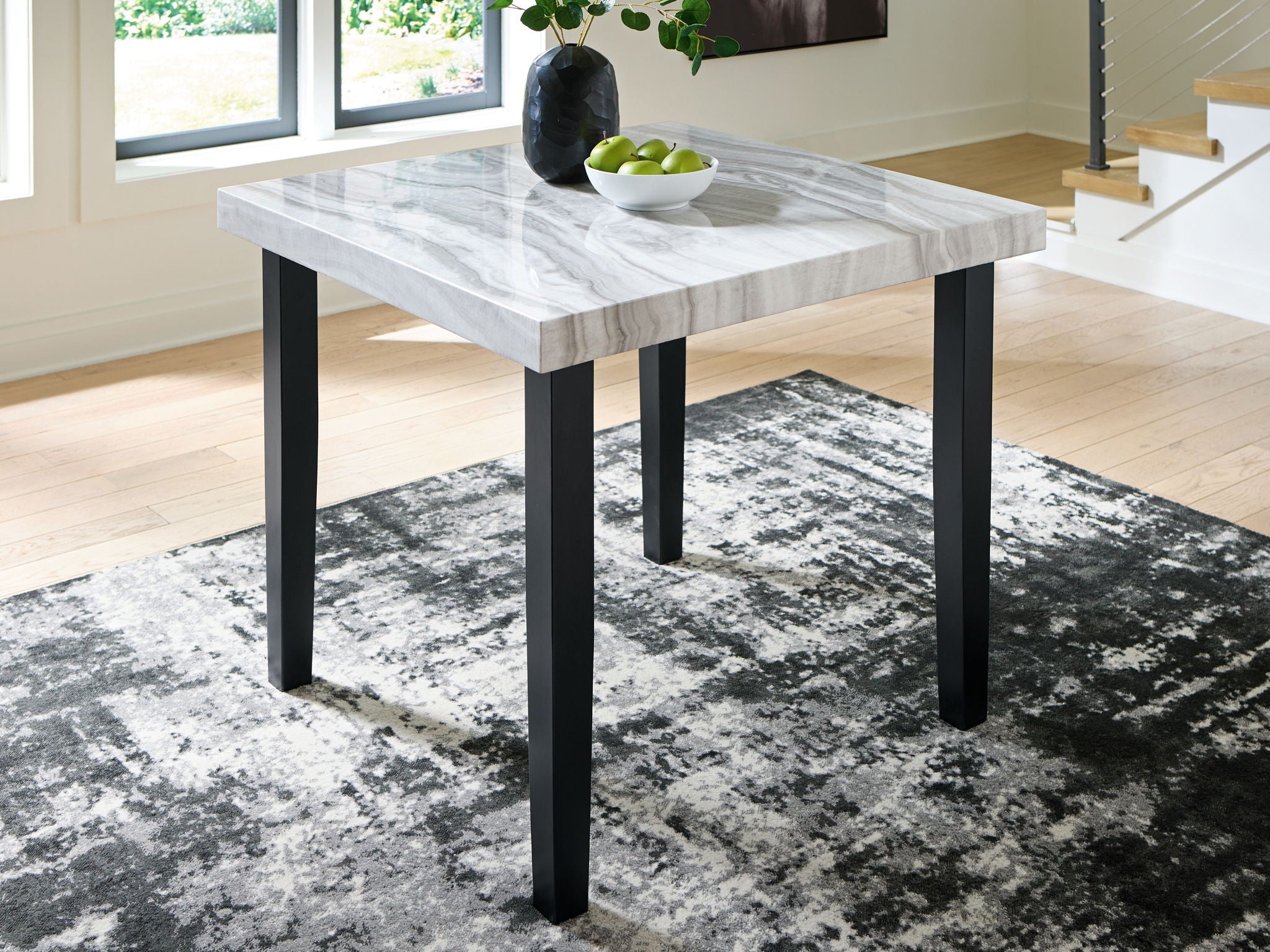 Mervannie - Square Dining Room Counter Table - Gray / Black - Urban Living Furniture (Los Angeles, CA)