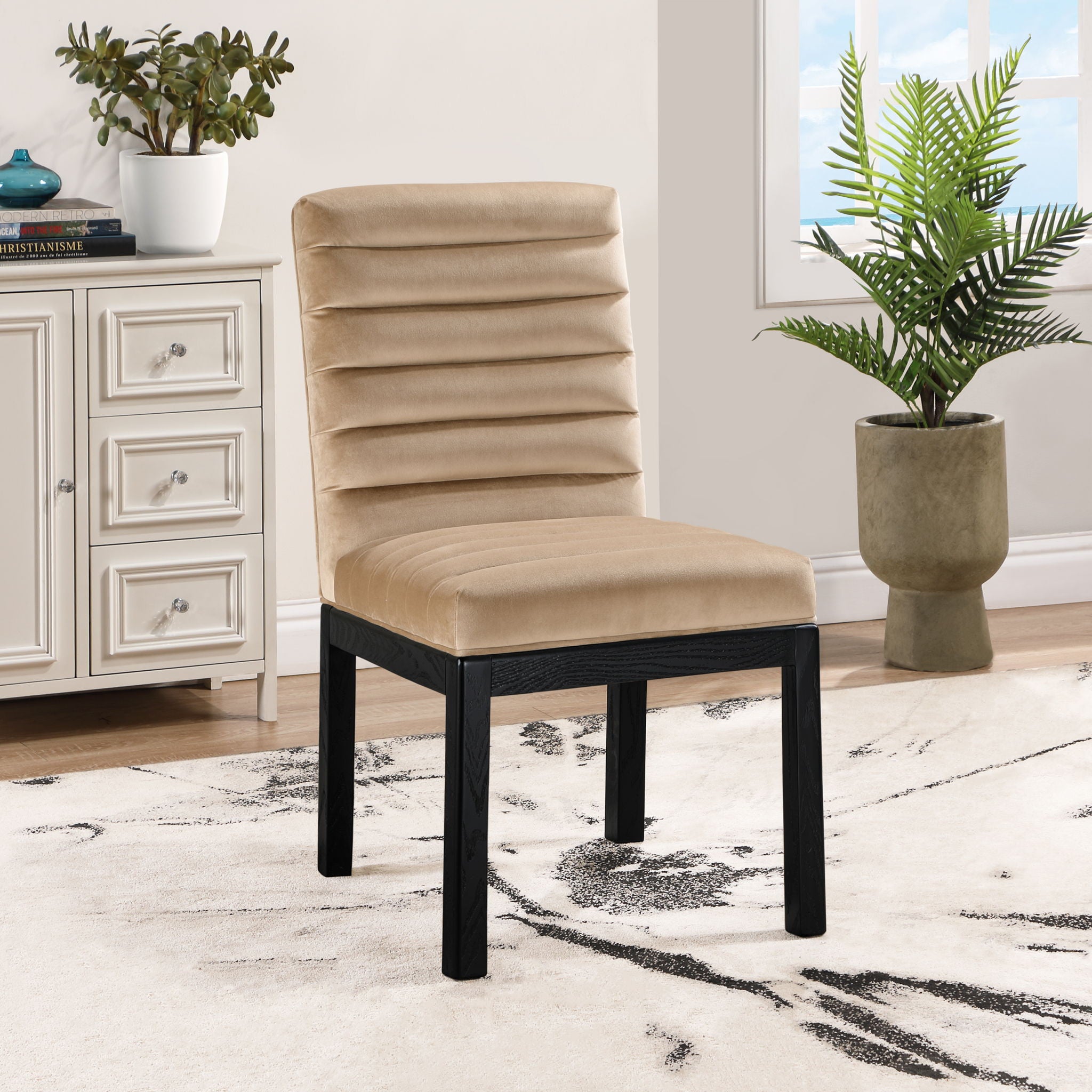 Evelyn - Dining Chair With Black Legs - Urban Living Furniture (Los Angeles, CA)
