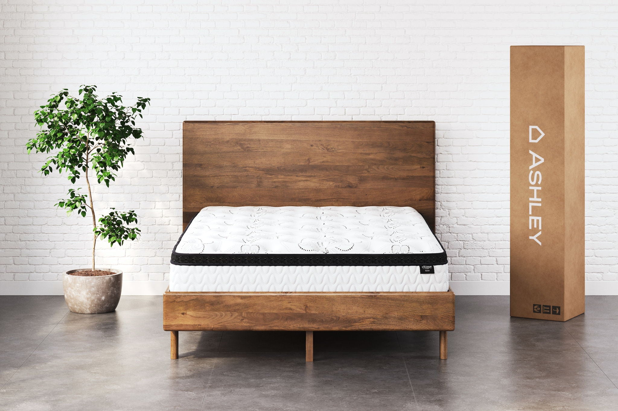 Chime 12 Inch Hybrid - Ultra Plush Hybrid Mattress - Urban Living Furniture (Los Angeles, CA)