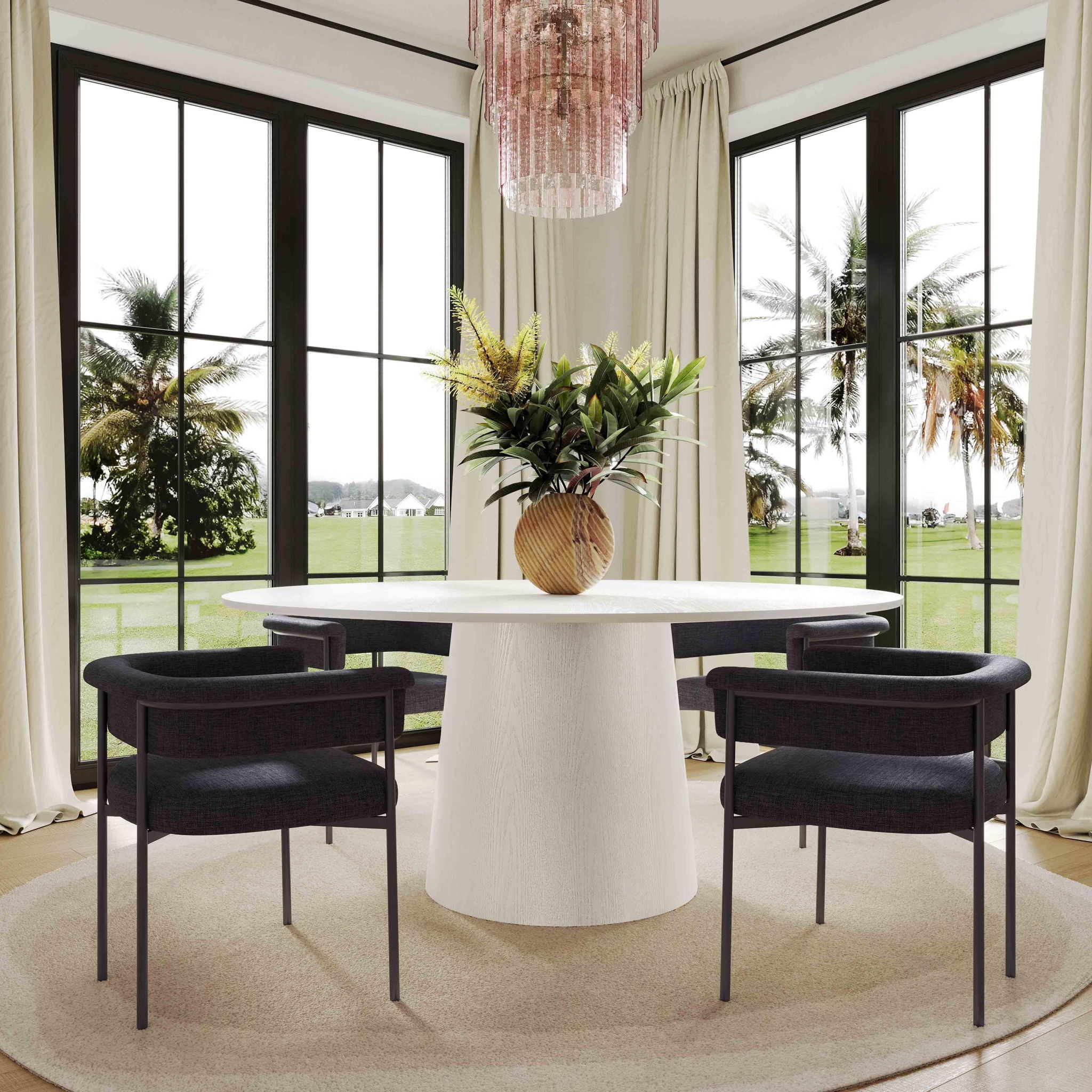 Taylor - Performance Linen Dining Chair - Urban Living Furniture (Los Angeles, CA)