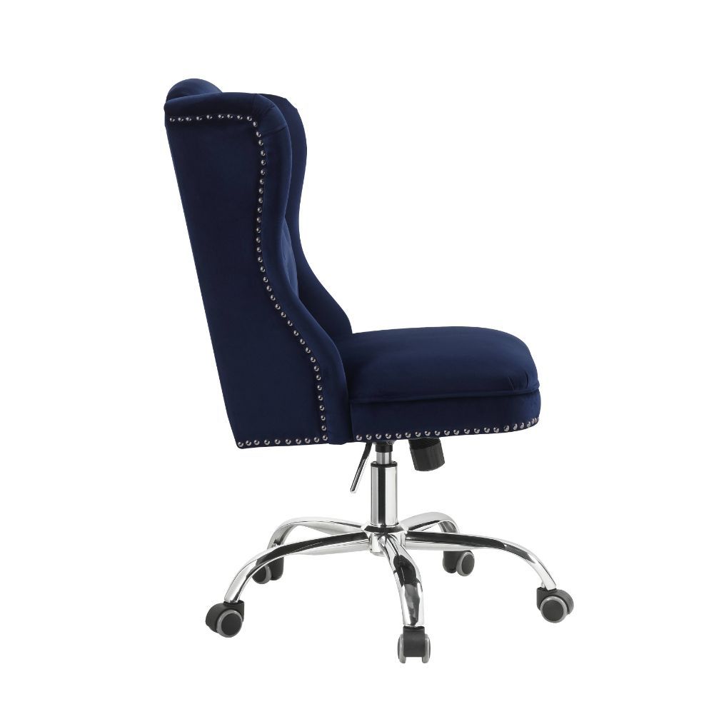Jamesia - Office Chair - Midnight Blue Velvet - Urban Living Furniture (Los Angeles, CA)