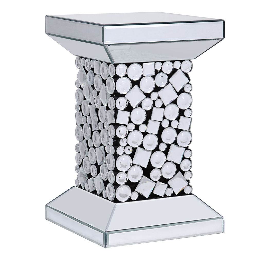 Kachina - End Table - Mirrored & Faux Gems - Urban Living Furniture (Los Angeles, CA)