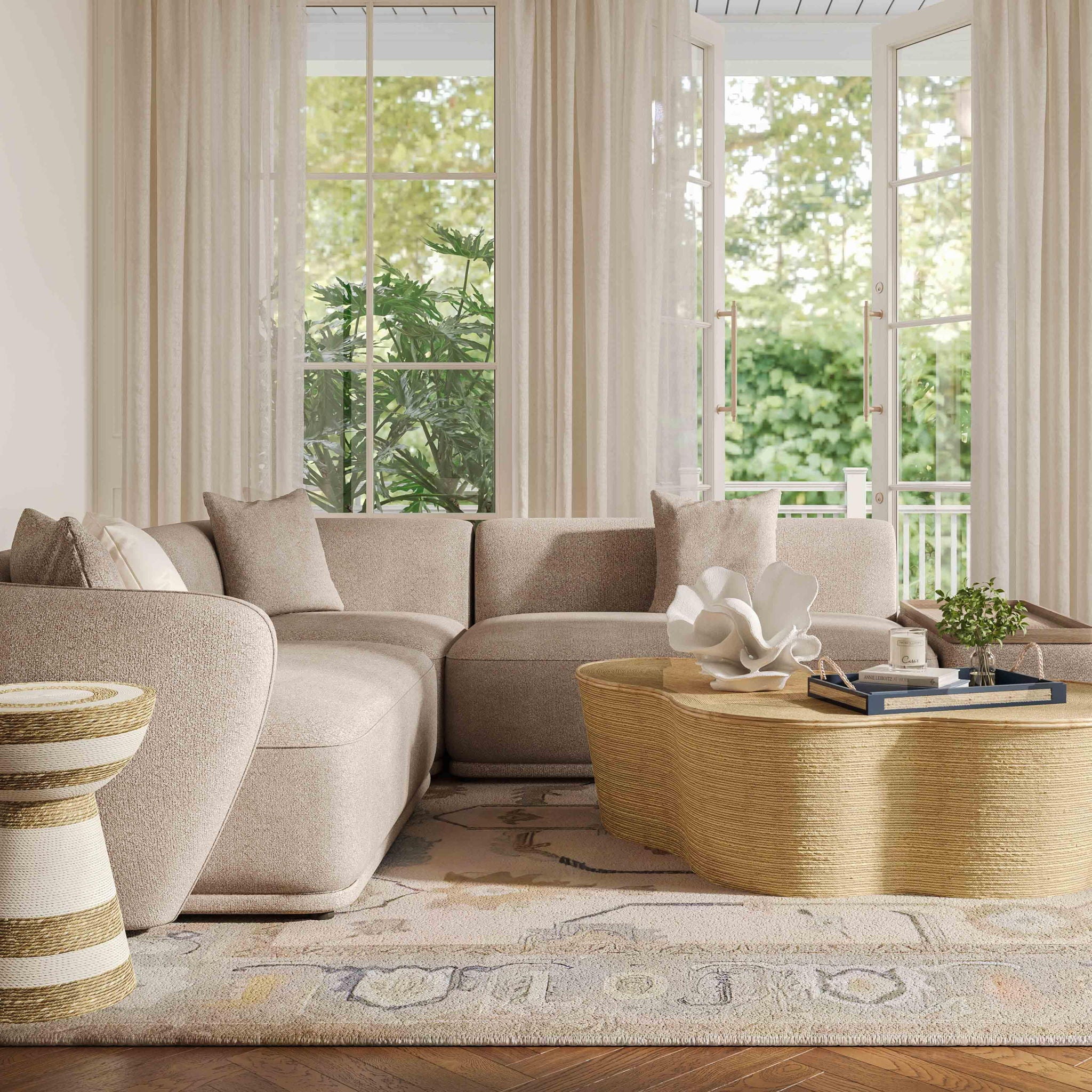 Sylvie - Chaise Sectional - Urban Living Furniture (Los Angeles, CA)