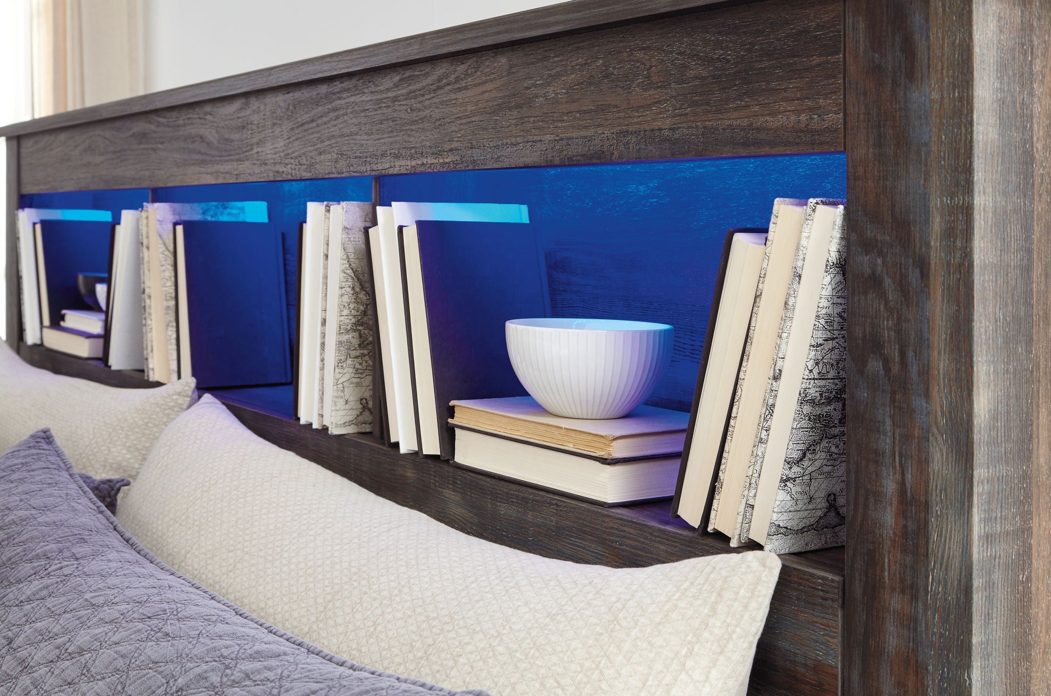 Drystan - Bookcase Headboard - Urban Living Furniture (Los Angeles, CA)