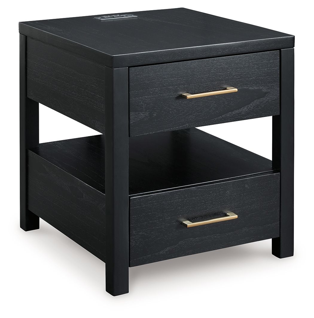 Winbardi - Black - Rectangular End Table - Urban Living Furniture (Los Angeles, CA)