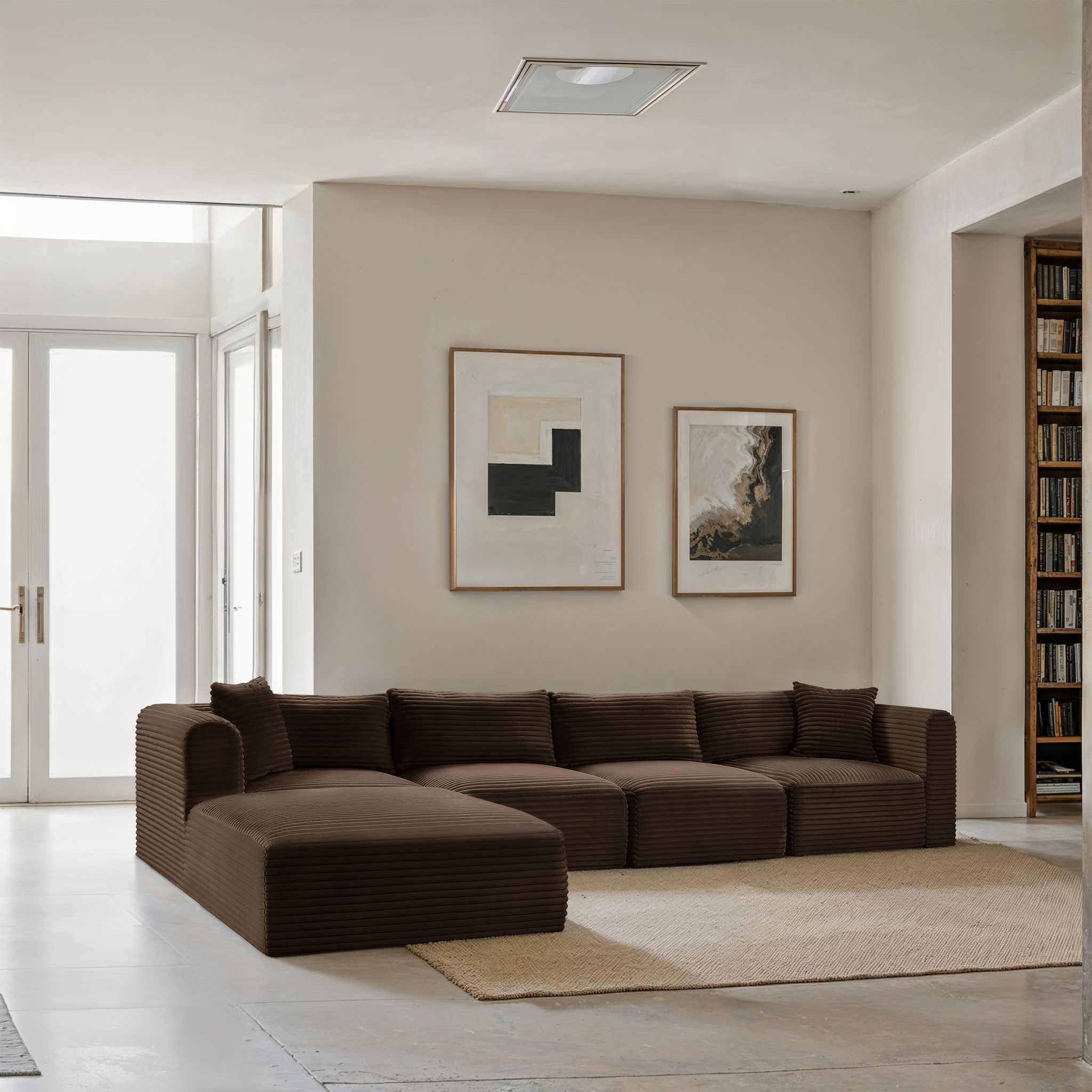 Shaggy - 5 Piece Modular Sectional With Ottoman - Urban Living Furniture (Los Angeles, CA)