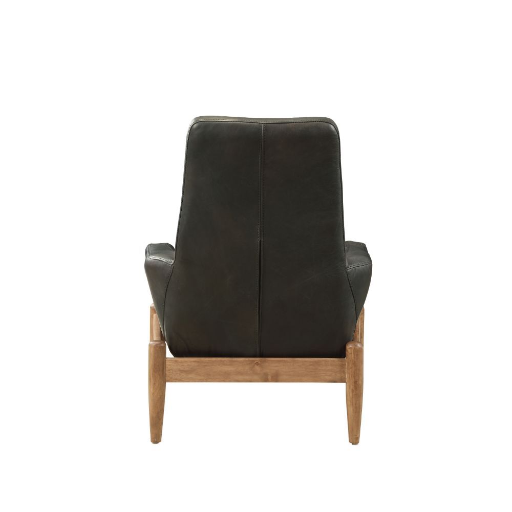 Dolphin - Accent Chair - Black Top Grain Leather - Urban Living Furniture (Los Angeles, CA)