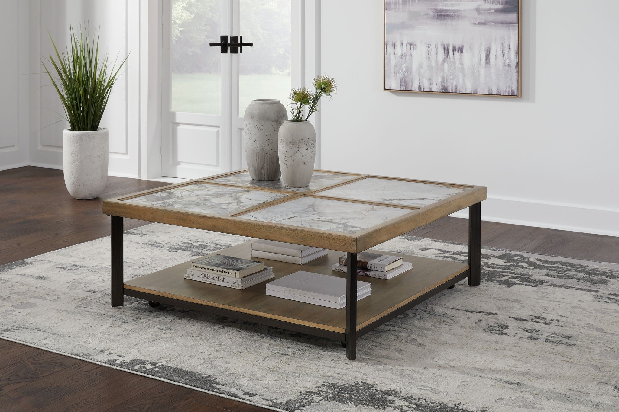 Montia - Multi - Square Cocktail Table - Urban Living Furniture (Los Angeles, CA)