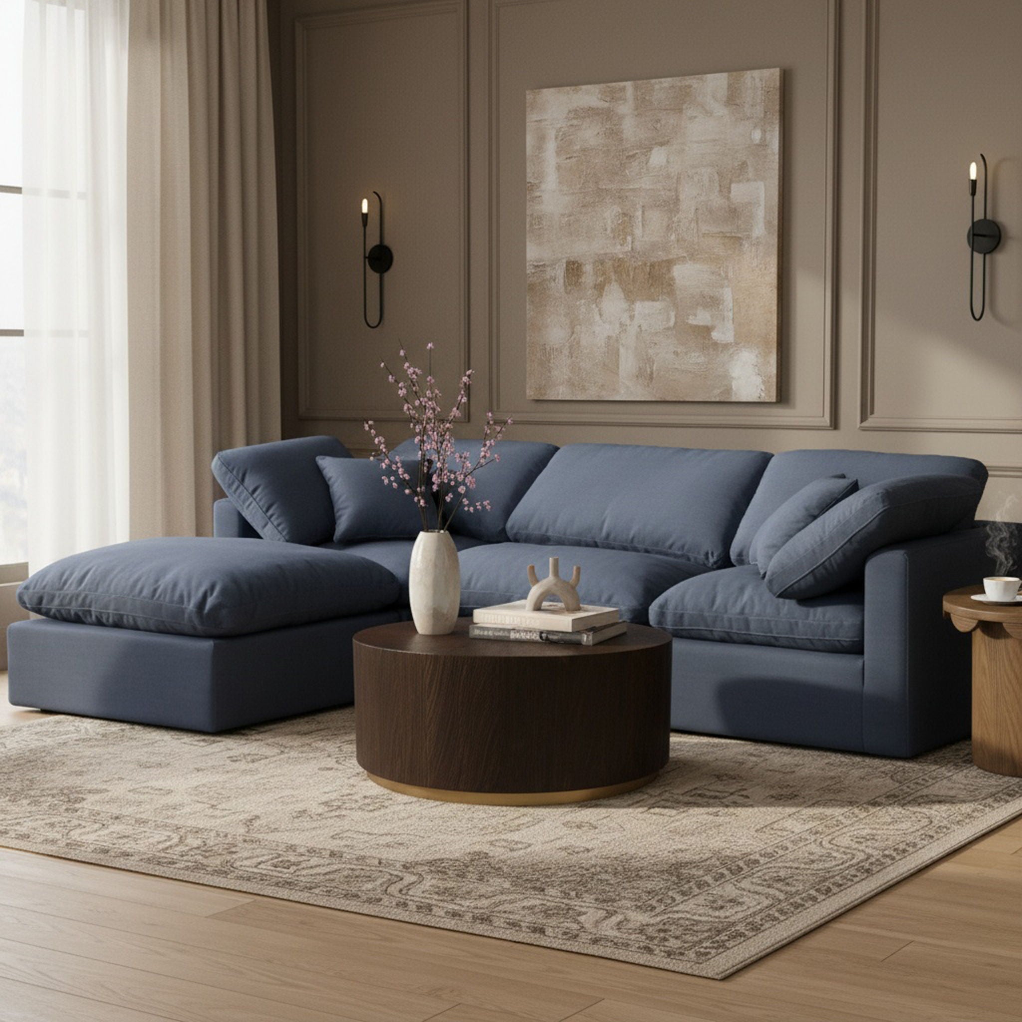 Indulge - Linen 4 Piece Modular Sectional With Chaise - Urban Living Furniture (Los Angeles, CA)
