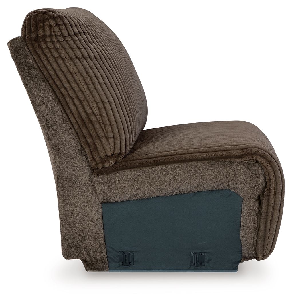 Top Tier - Chocolate - Armless Chair - Urban Living Furniture (Los Angeles, CA)