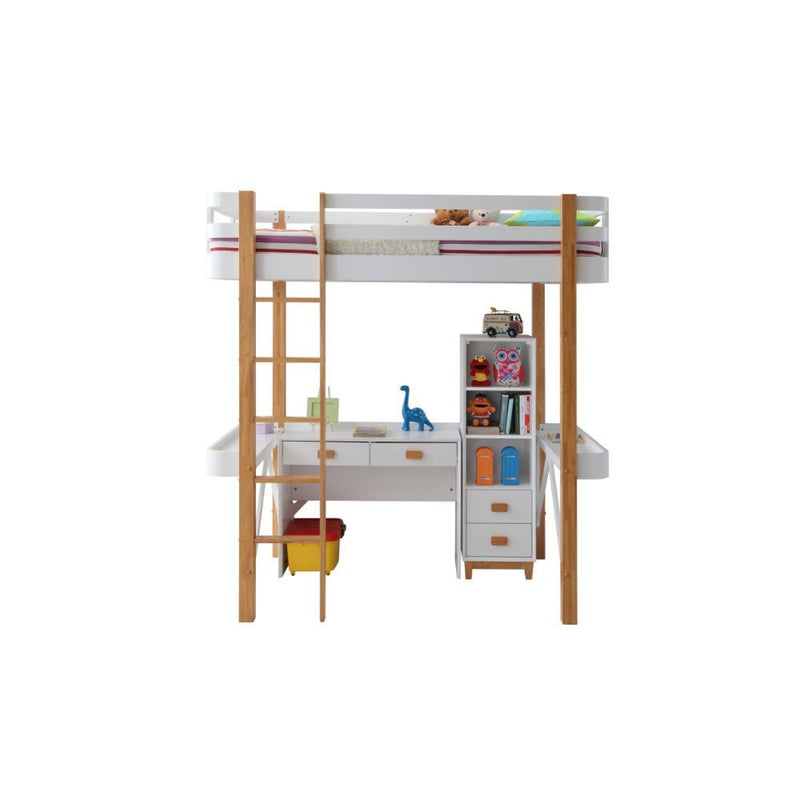 Rutherford - Bookshelf - White & Natural - Urban Living Furniture (Los Angeles, CA)