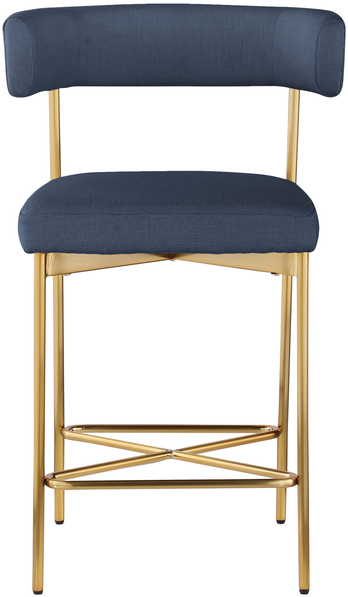 Rivage - Durable Stool With Gold Frame (Set of 2) - Urban Living Furniture (Los Angeles, CA)