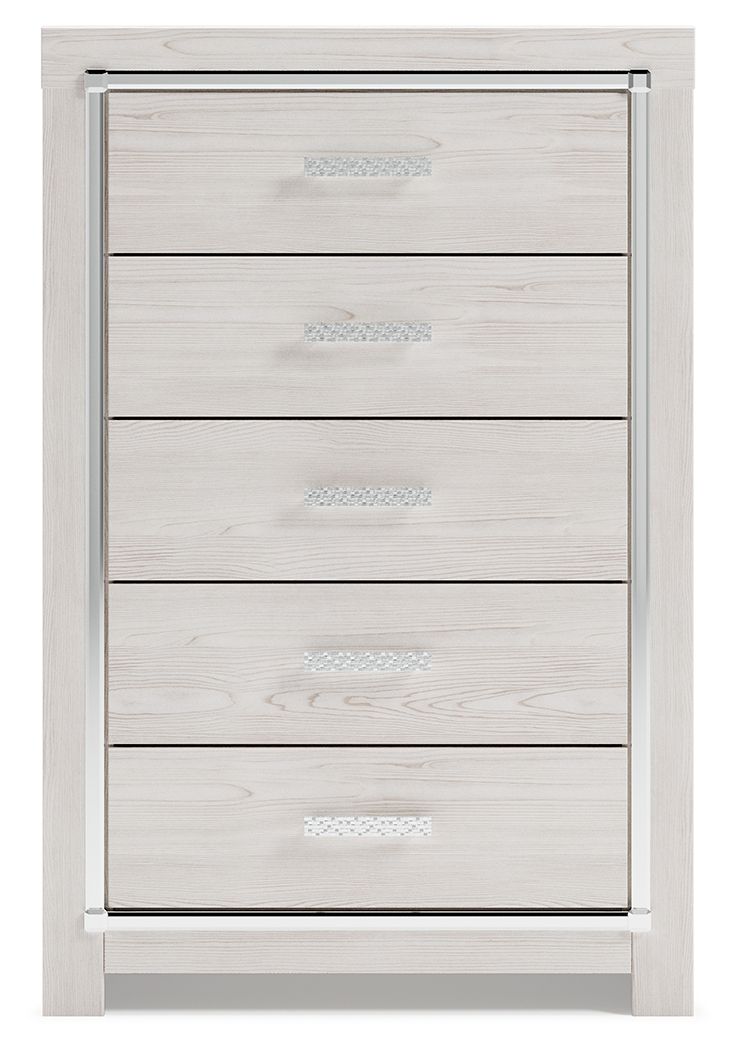 Altyra - White - Five Drawer Chest - Urban Living Furniture (Los Angeles, CA)