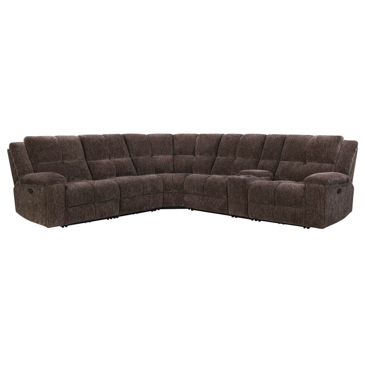 Bronco - Manual Armless Recliner - Plush Umber