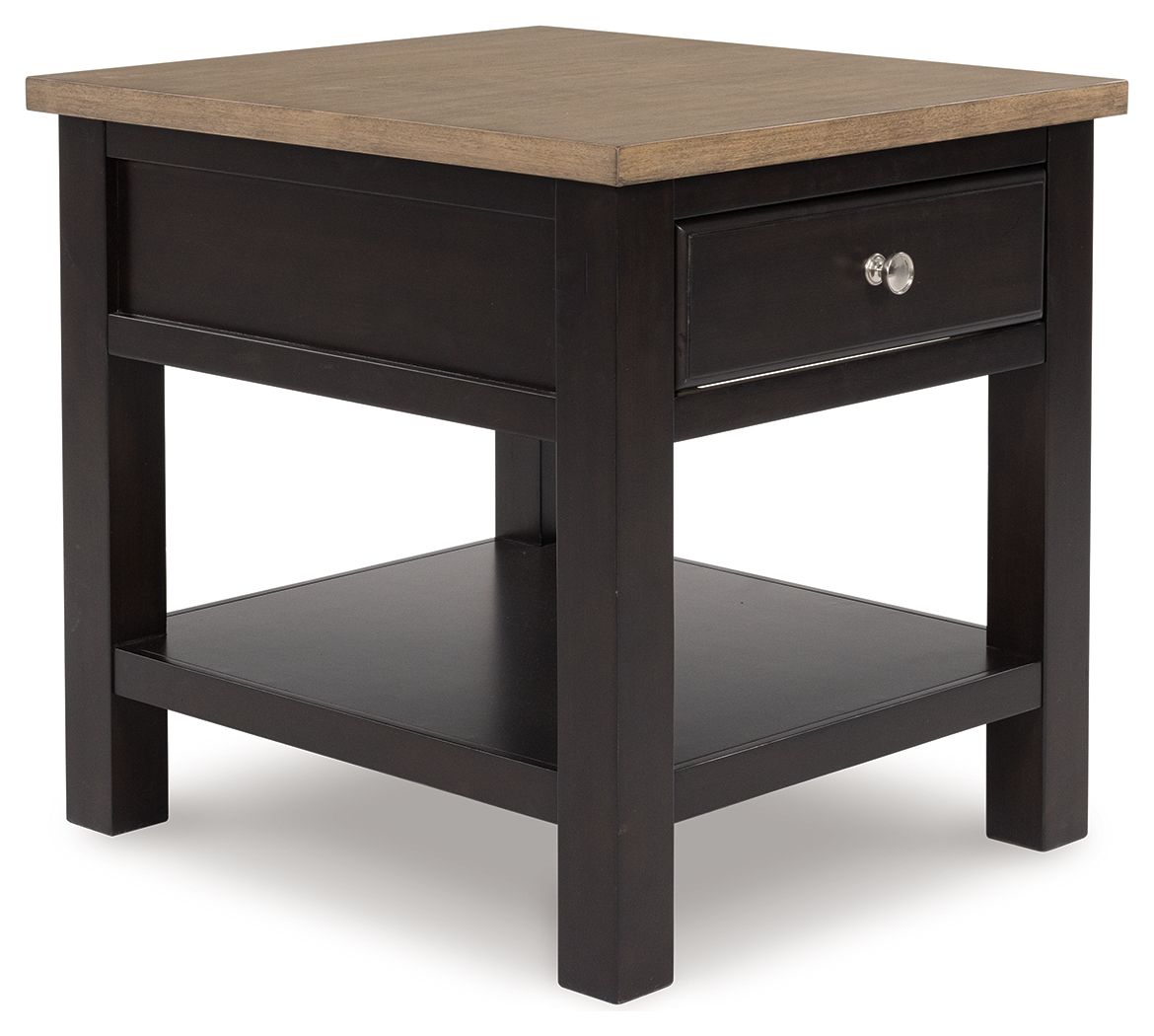 Drazmine - Brown - Rectangular End Table - Urban Living Furniture (Los Angeles, CA)