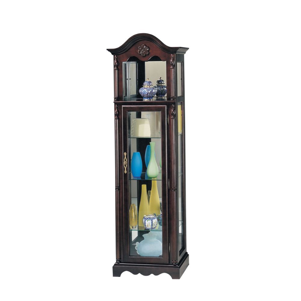 Lindsey - Curio Cabinet - Dark Brown - 22" - Urban Living Furniture (Los Angeles, CA)