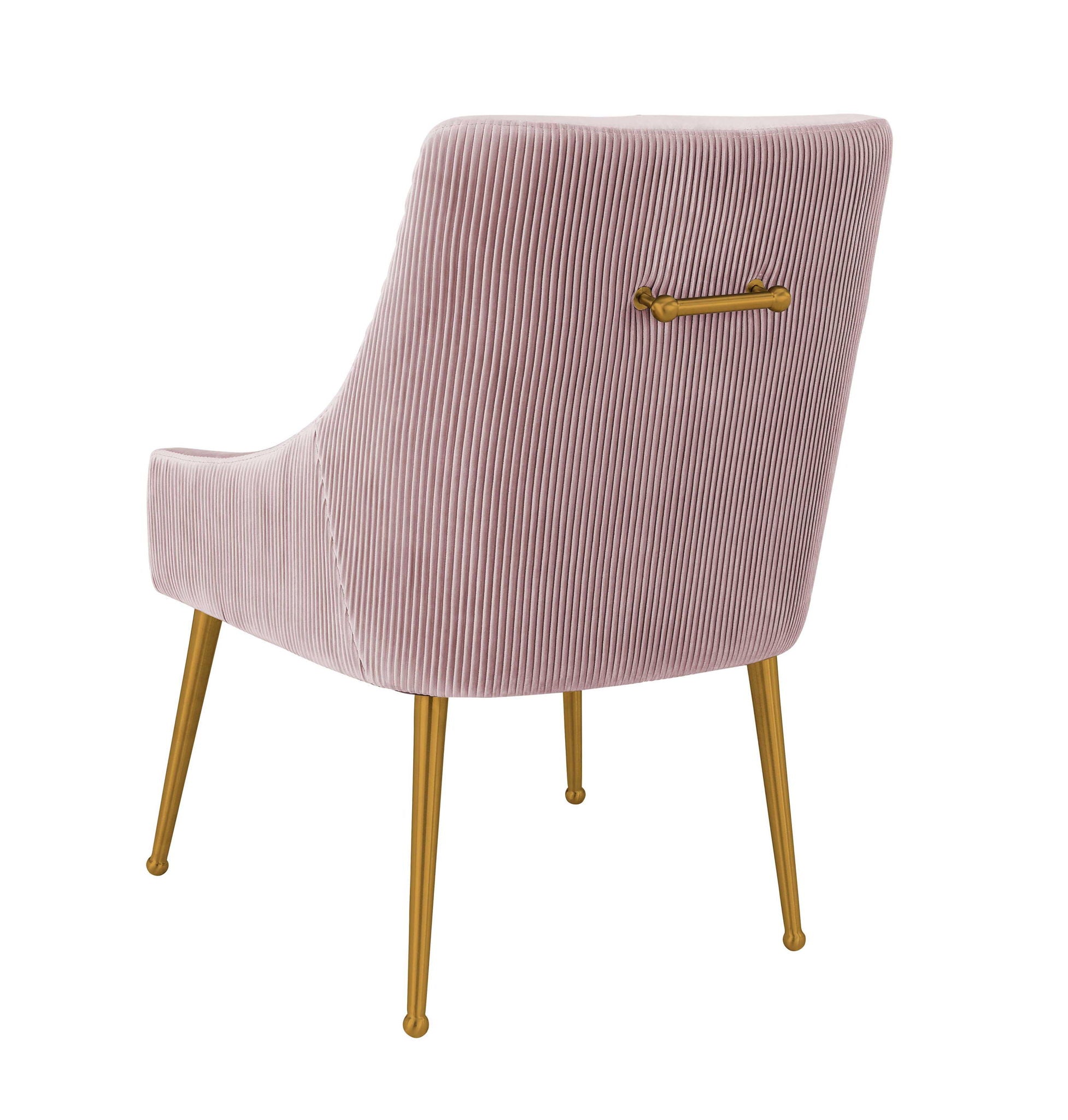 Beatrix - Velvet Side Chair - Pleated Mauve - Urban Living Furniture (Los Angeles, CA)