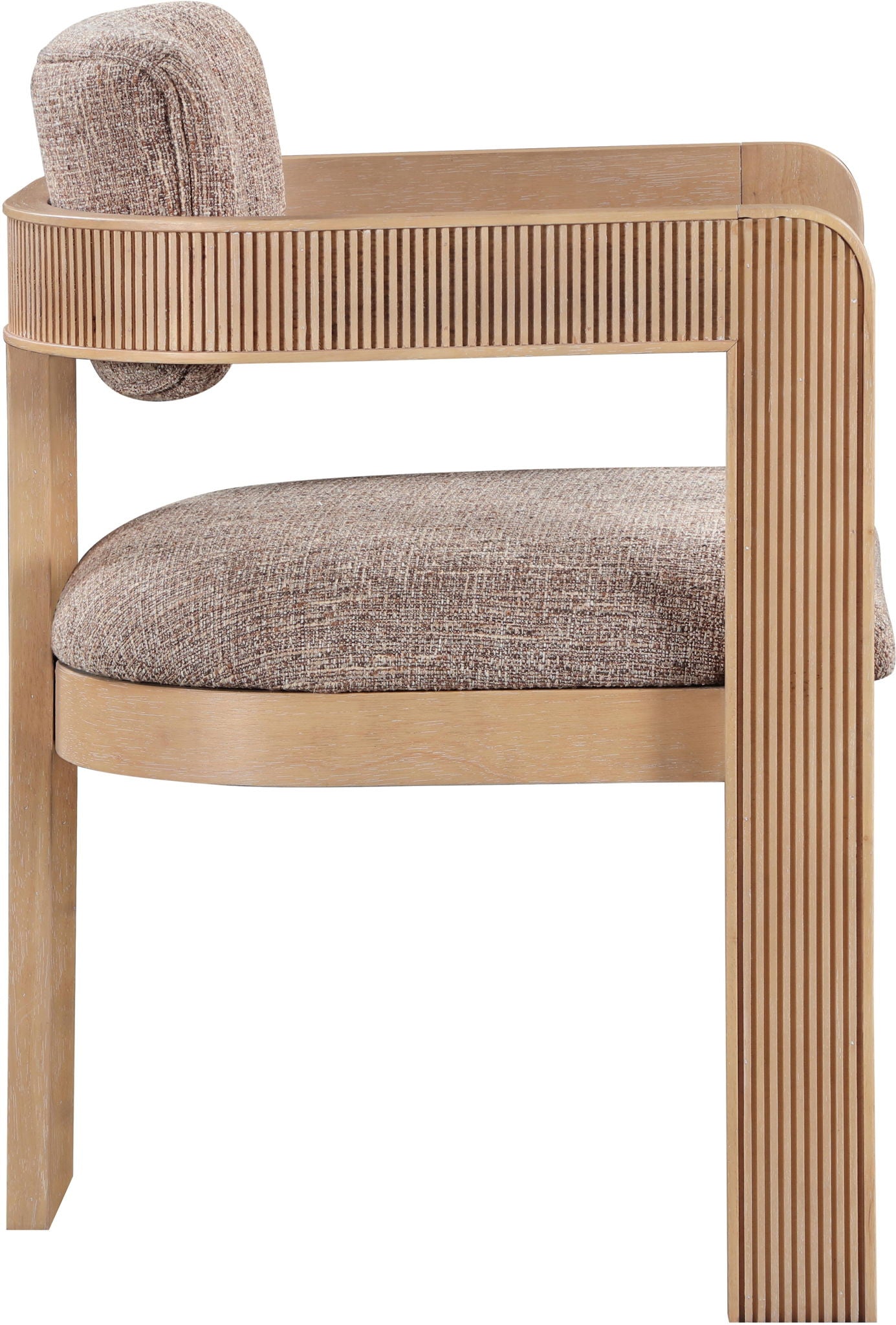 Sacha - Linen Dining Chair With Natural Base (Set of 2) - Urban Living Furniture (Los Angeles, CA)