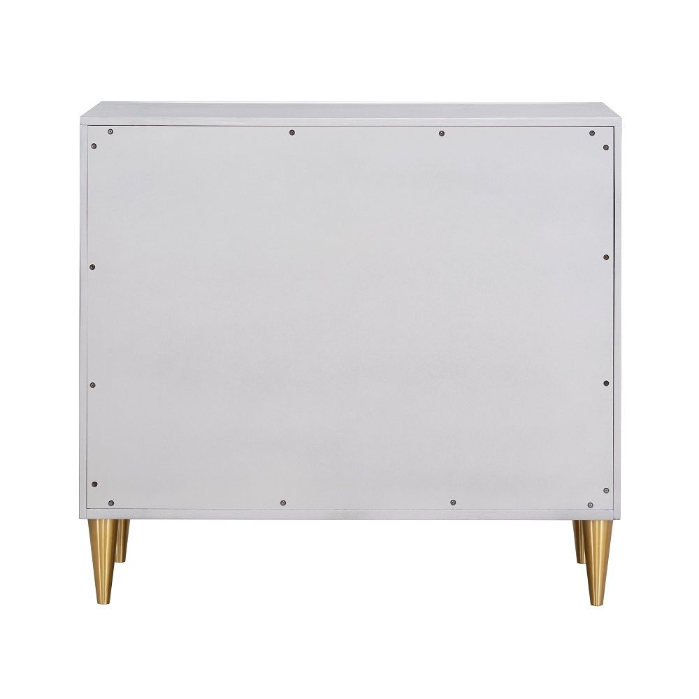 Anson - Console Cabinet - Metallic Silver Champagne - Urban Living Furniture (Los Angeles, CA)