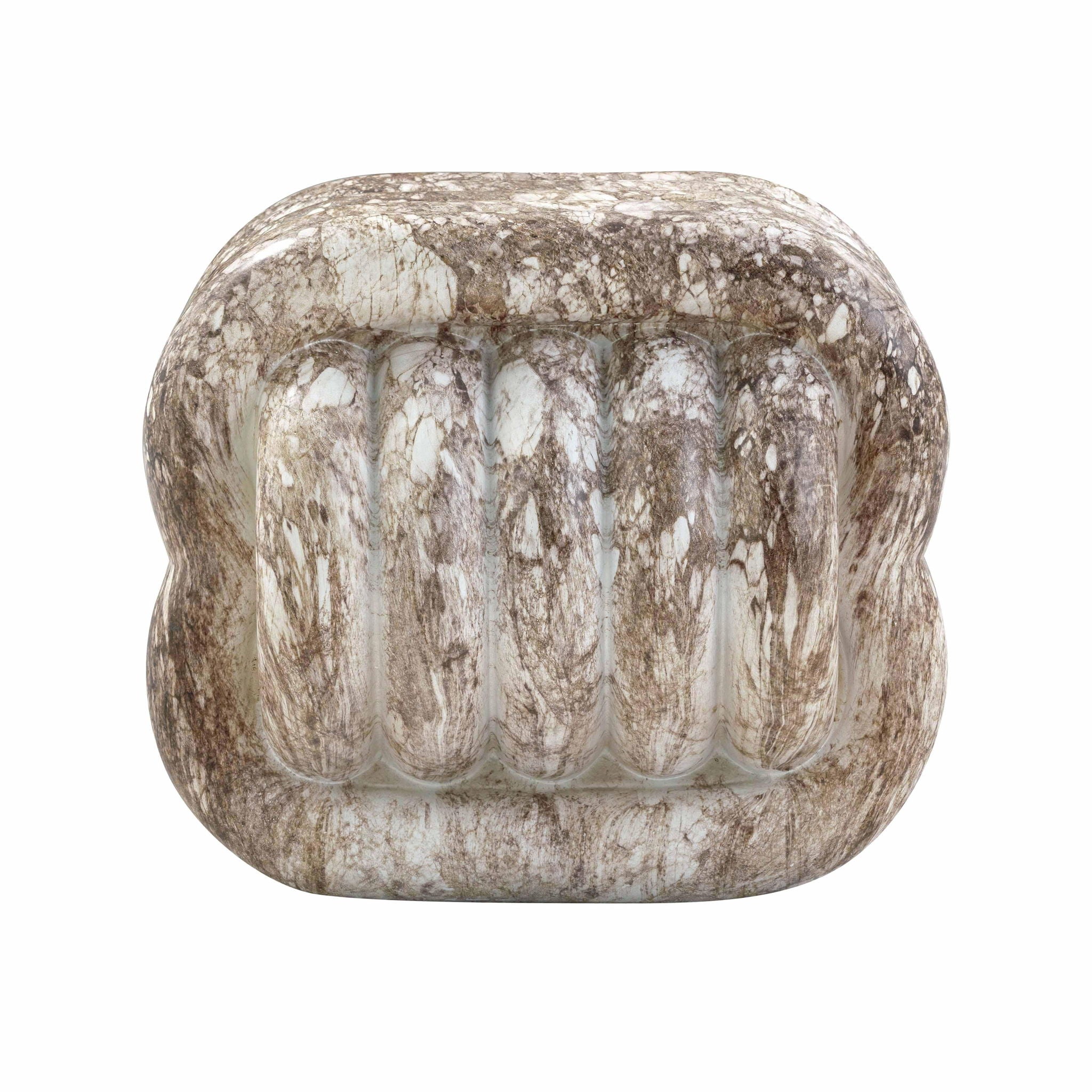 Love Knot - Faux Marble Indoor / Outdoor Accent Stool - Urban Living Furniture (Los Angeles, CA)