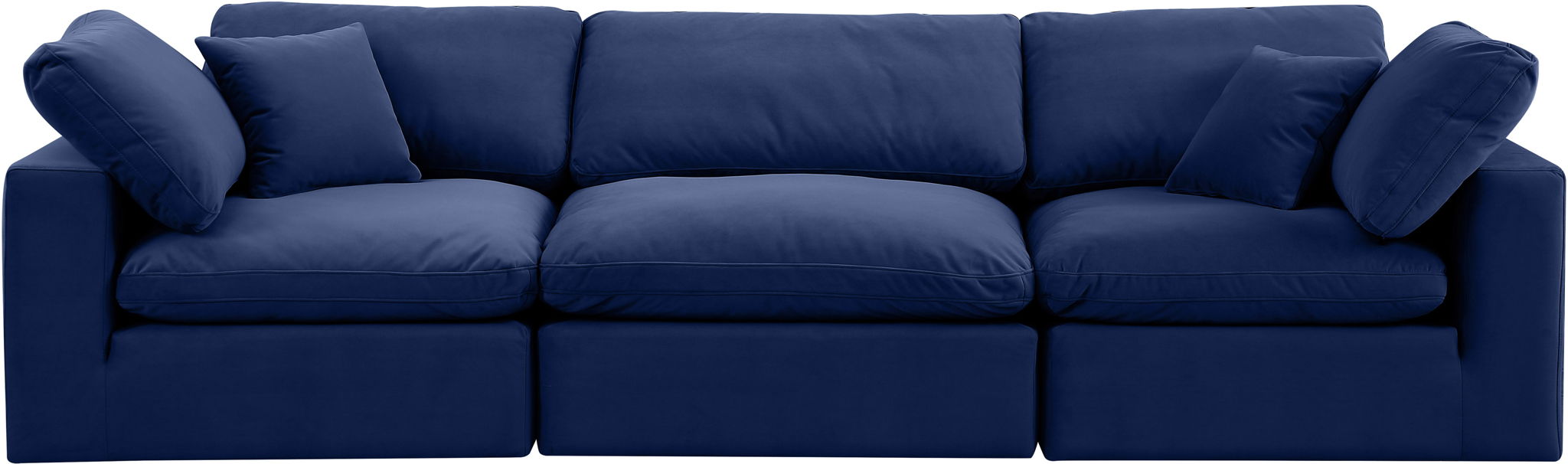 Comfy - Velvet Modular Sofa 3 Seats