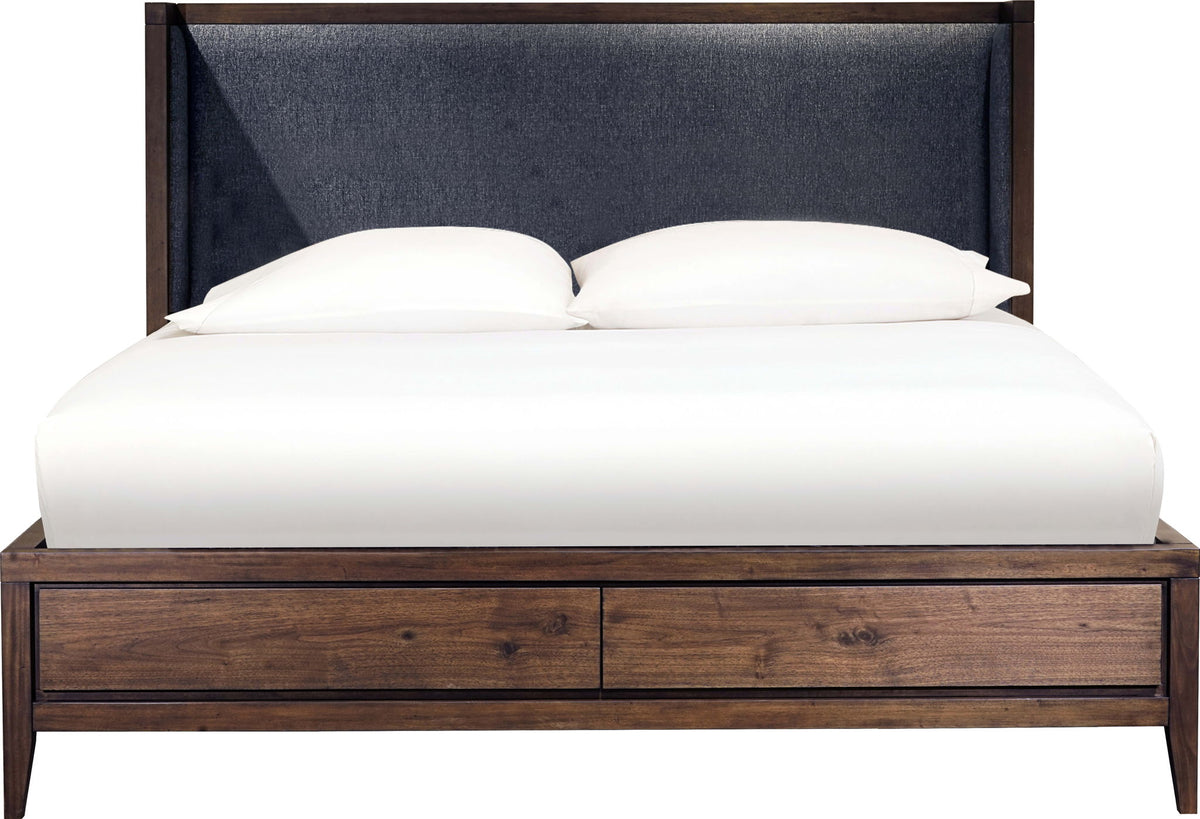 Boracay - Upholstered Wingback Storage Bed