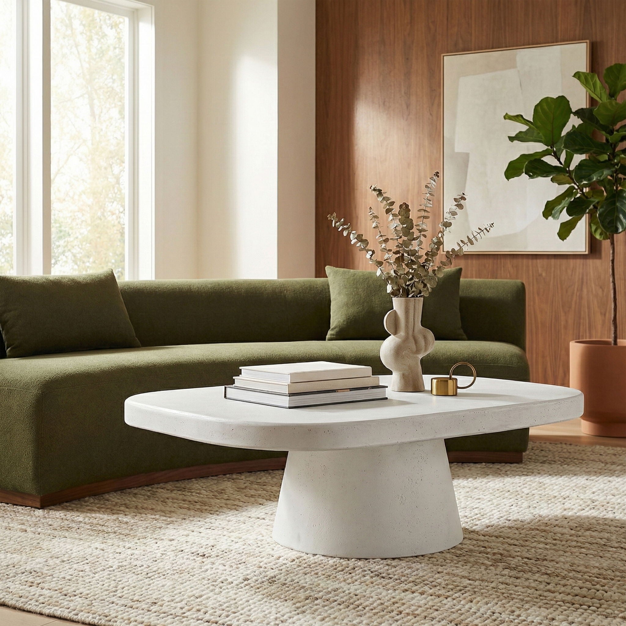 Prato - Concrete Indoor/Outdoor Coffee Table - Urban Living Furniture (Los Angeles, CA)