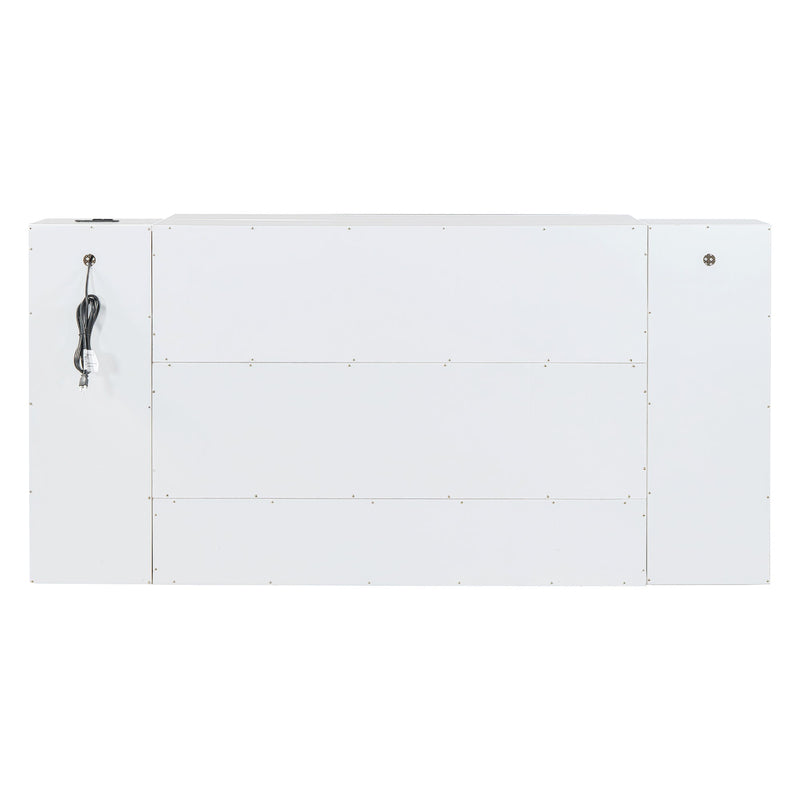 Murphy Wall Bed With Drawer And Rattan Decoration