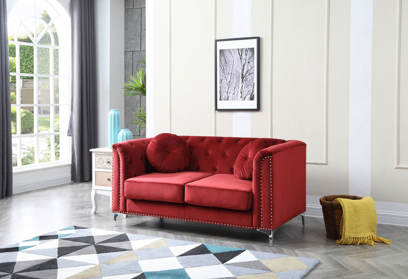 Stylish Sloped Arm Loveseat - Urban Living Furniture (Los Angeles, CA)