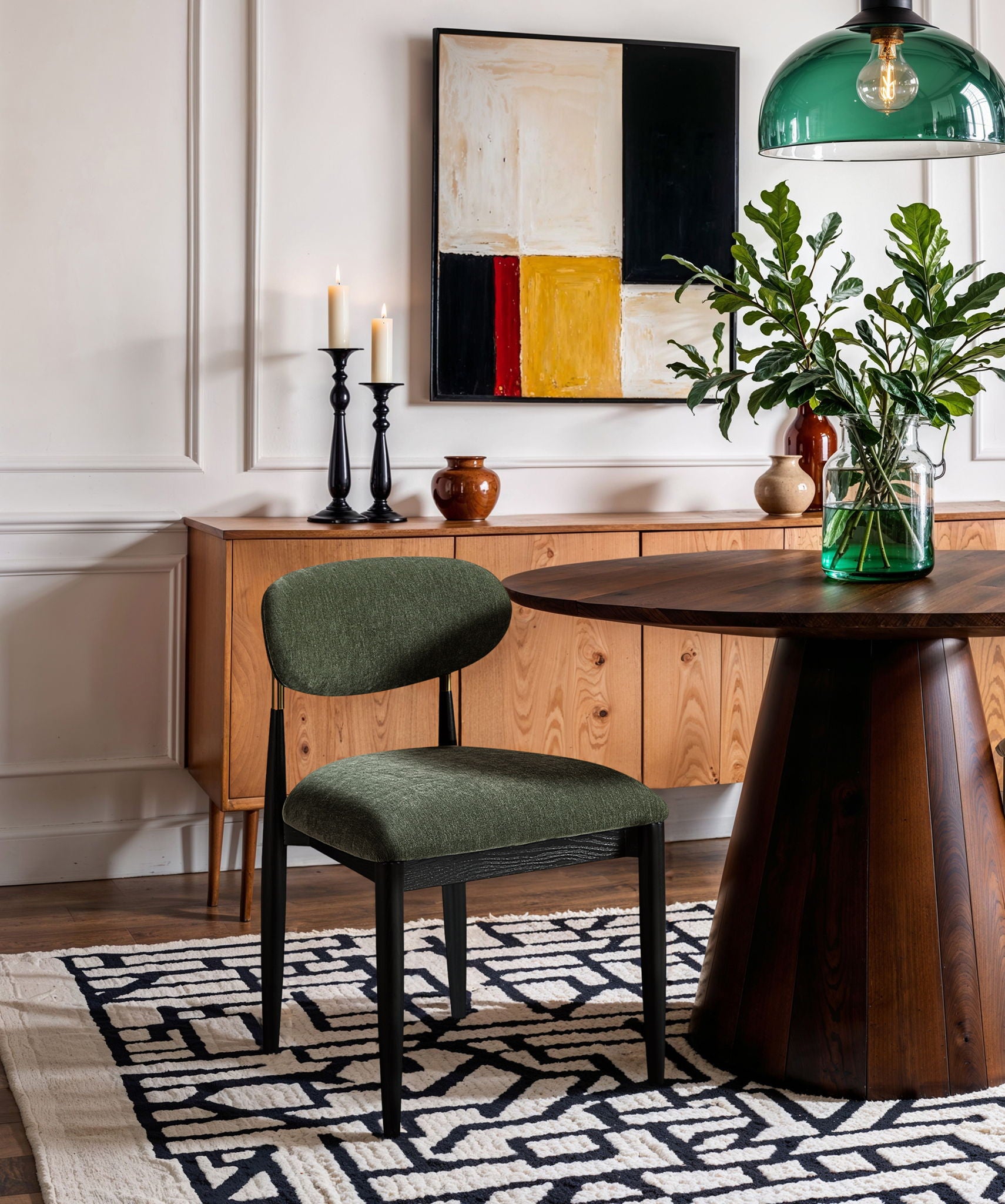 Riccio - Fabric Dining Side Chair (Set of 2) - Black And Gold Frame - Urban Living Furniture (Los Angeles, CA)