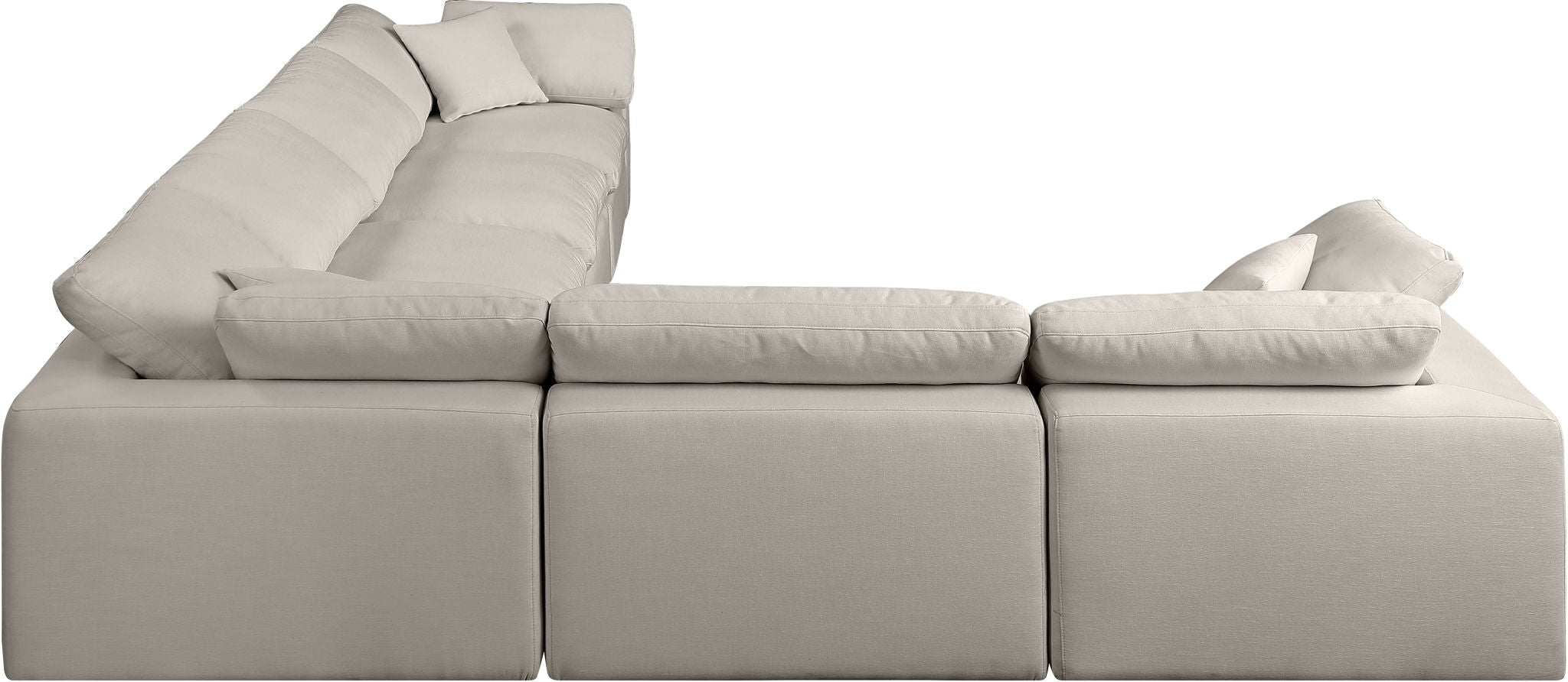 Comfy - 6 Piece Linen Modular Corner Sectional - Urban Living Furniture (Los Angeles, CA)