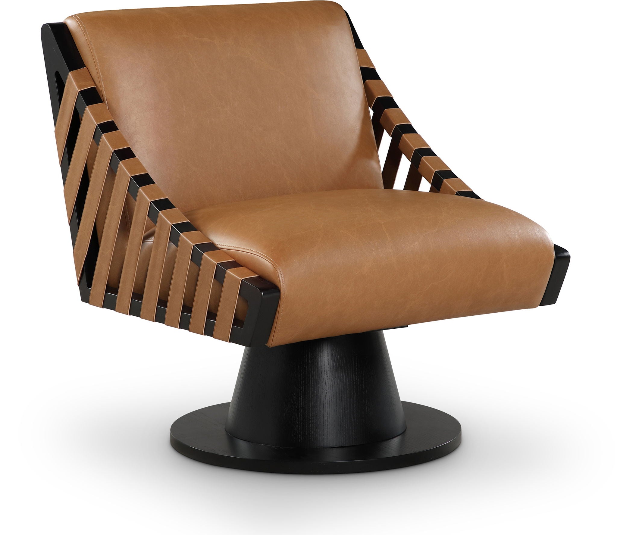 Millwin - Swivel Accent Chair With Black Base - Urban Living Furniture (Los Angeles, CA)