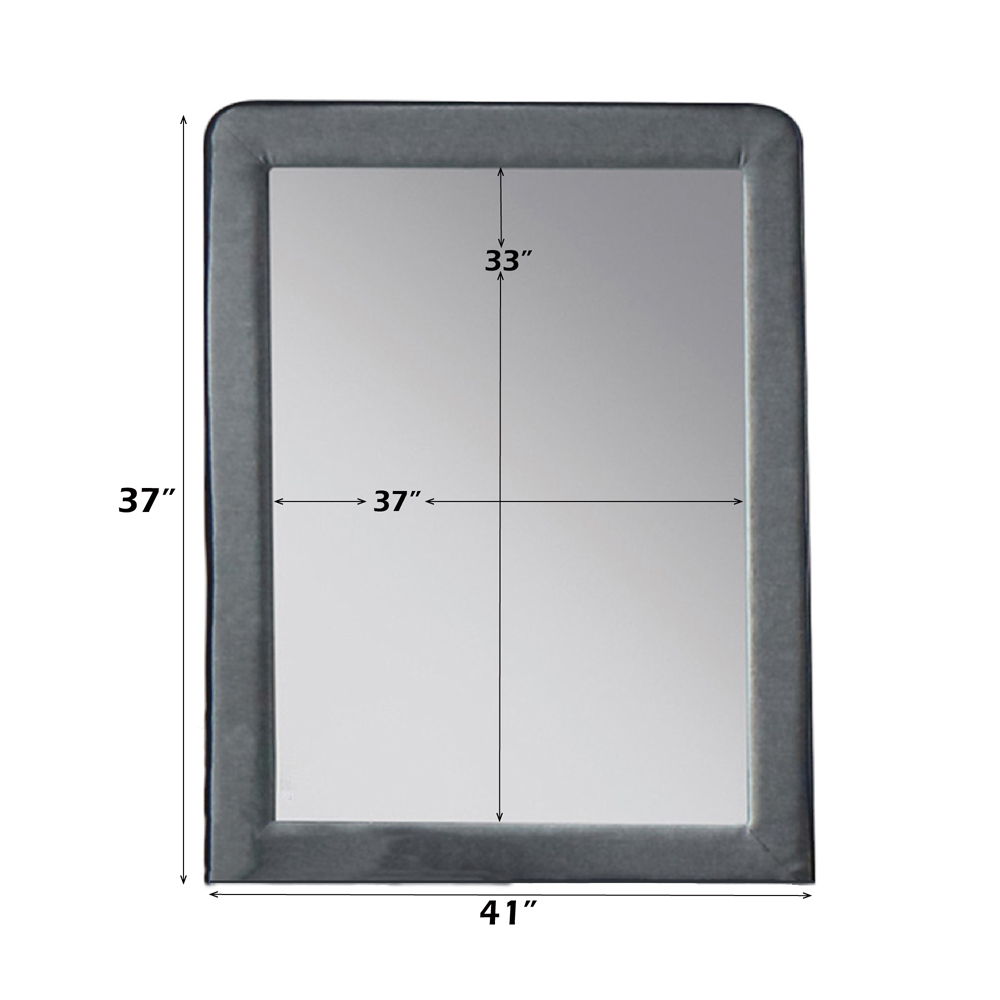 Valda - Mirror - Light Gray Fabric - Urban Living Furniture (Los Angeles, CA)
