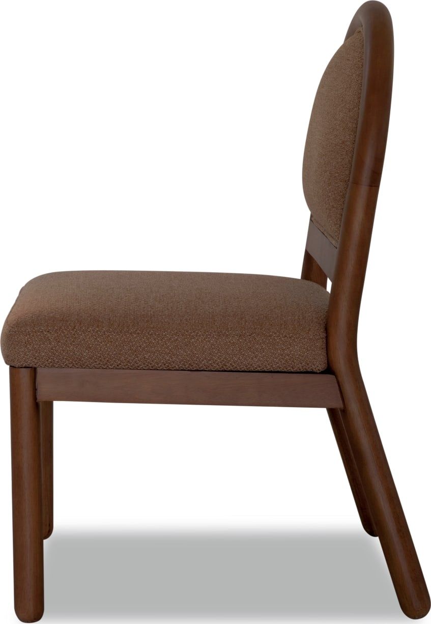 Astor - Arc Back Chair (Set of 2) - Wheat Bread / Claystone
