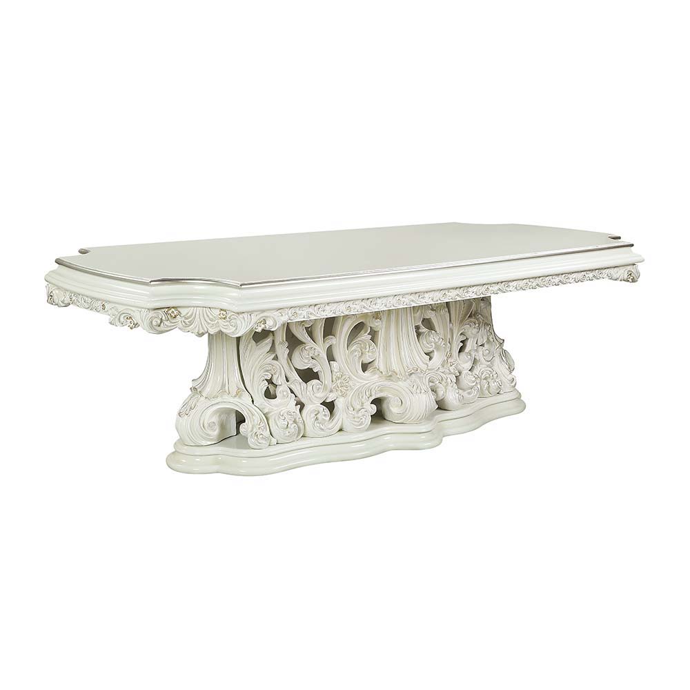 Adara - Dining Table - Antique White Finish - Urban Living Furniture (Los Angeles, CA)