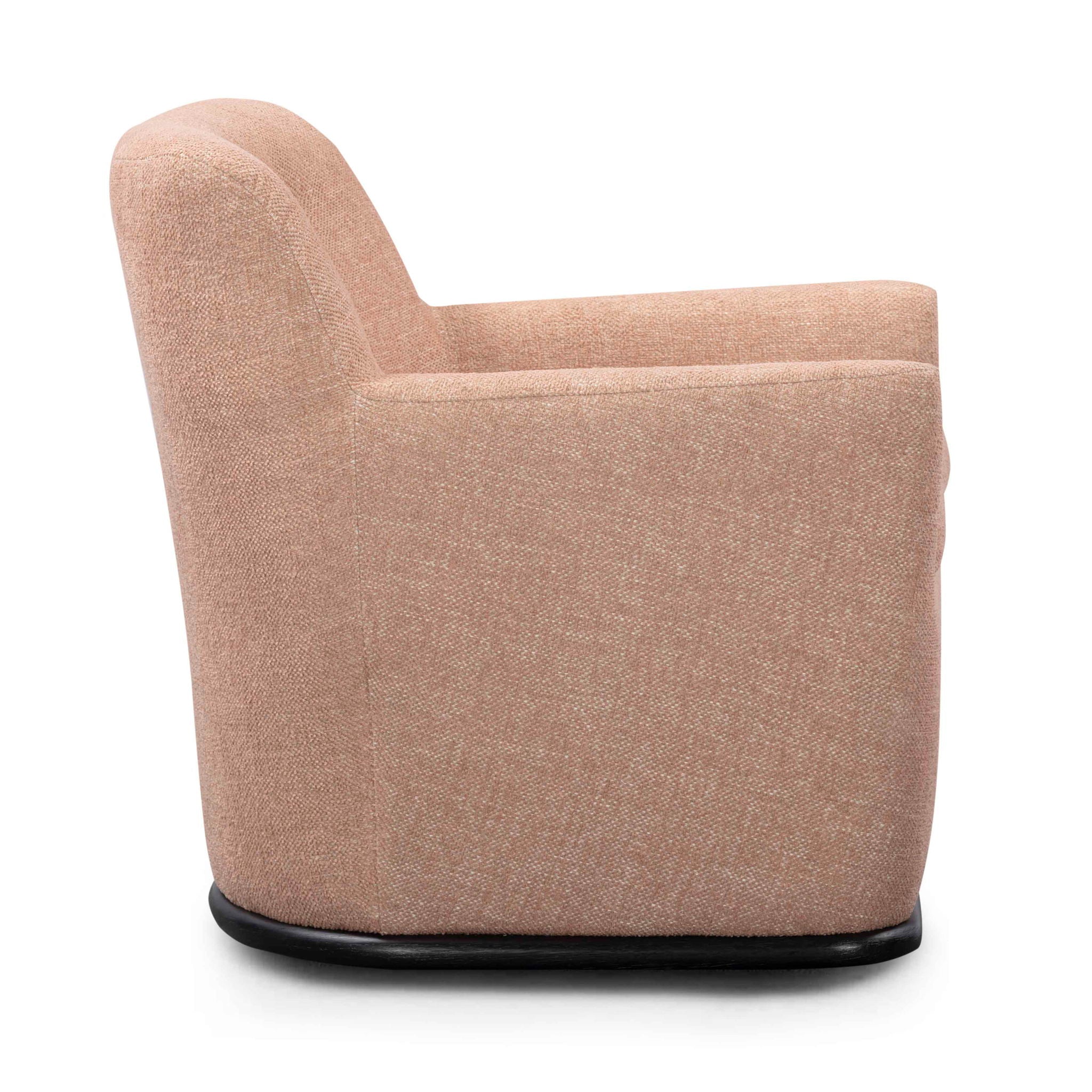 Mado - Textured Fabric Swivel Accent Chair - Peach - Urban Living Furniture (Los Angeles, CA)