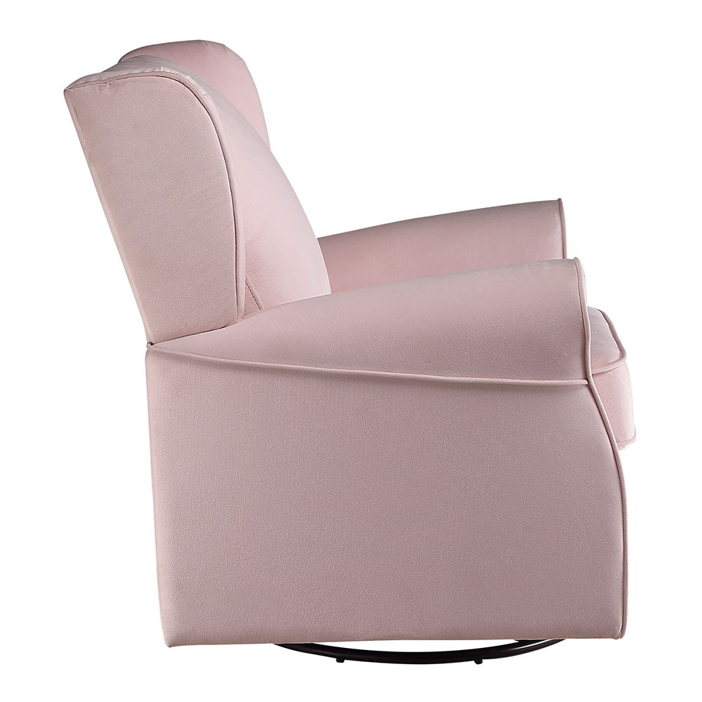 Tamaki - Swivel Chair With Glider - Pink Fabric - Urban Living Furniture (Los Angeles, CA)