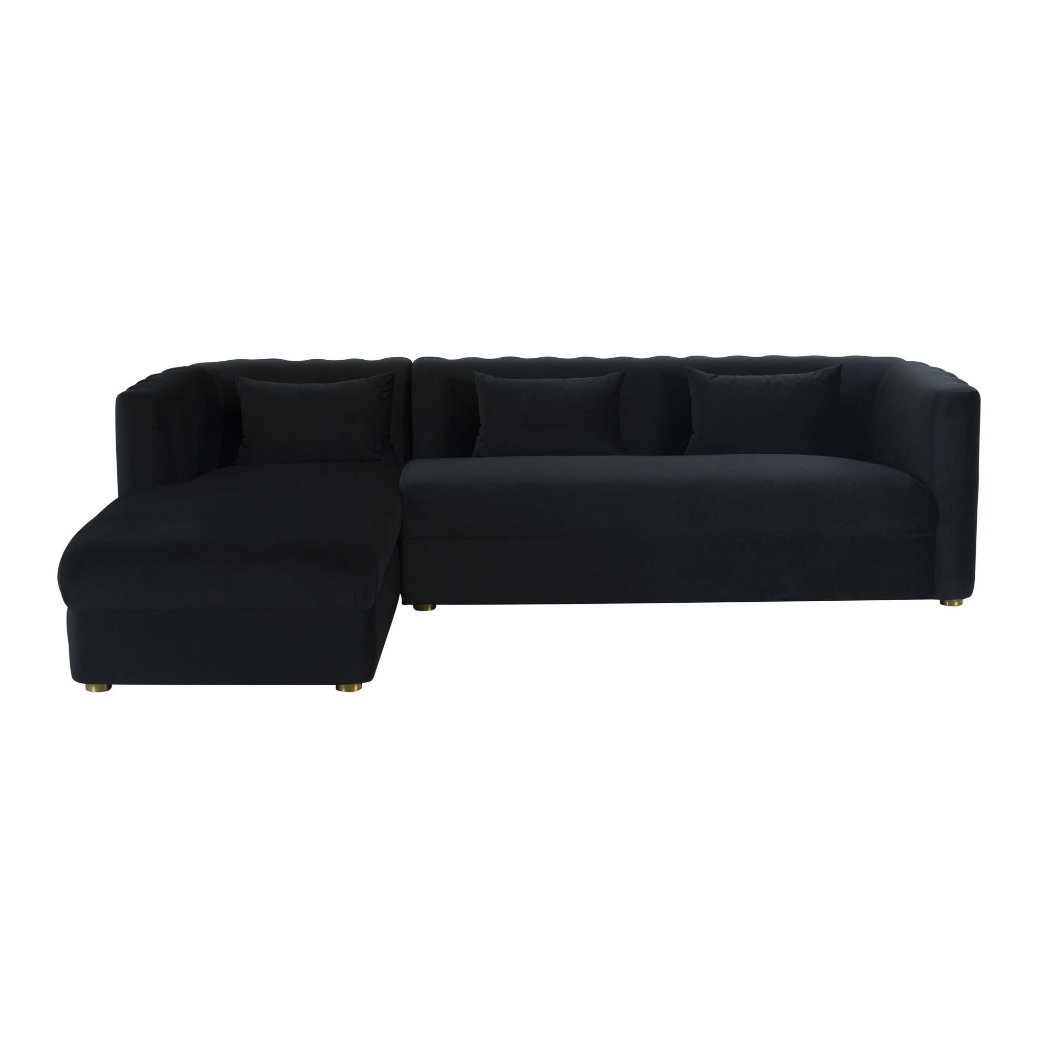 Callie - Velvet Sectional - LAF - Urban Living Furniture (Los Angeles, CA)