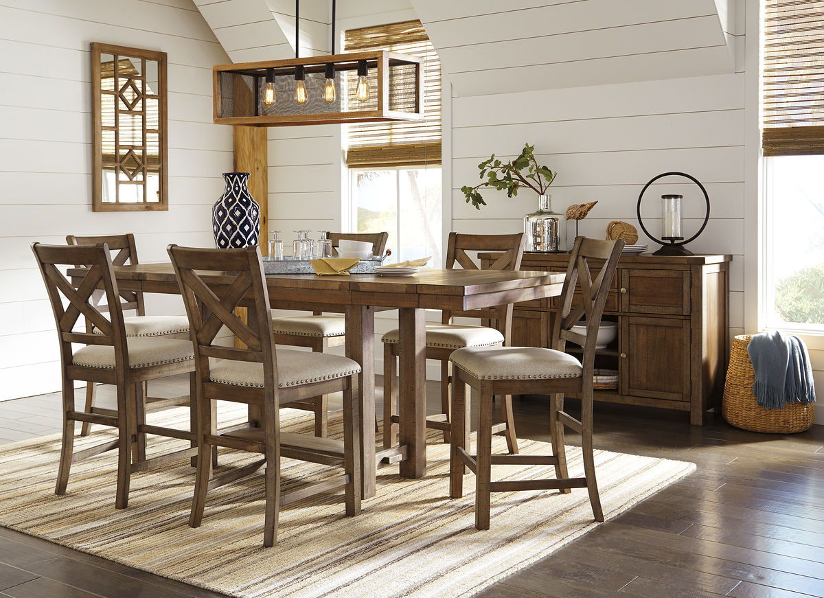 Moriville - Rectangular Dining Table Set - Counter Height - Urban Living Furniture (Los Angeles, CA)
