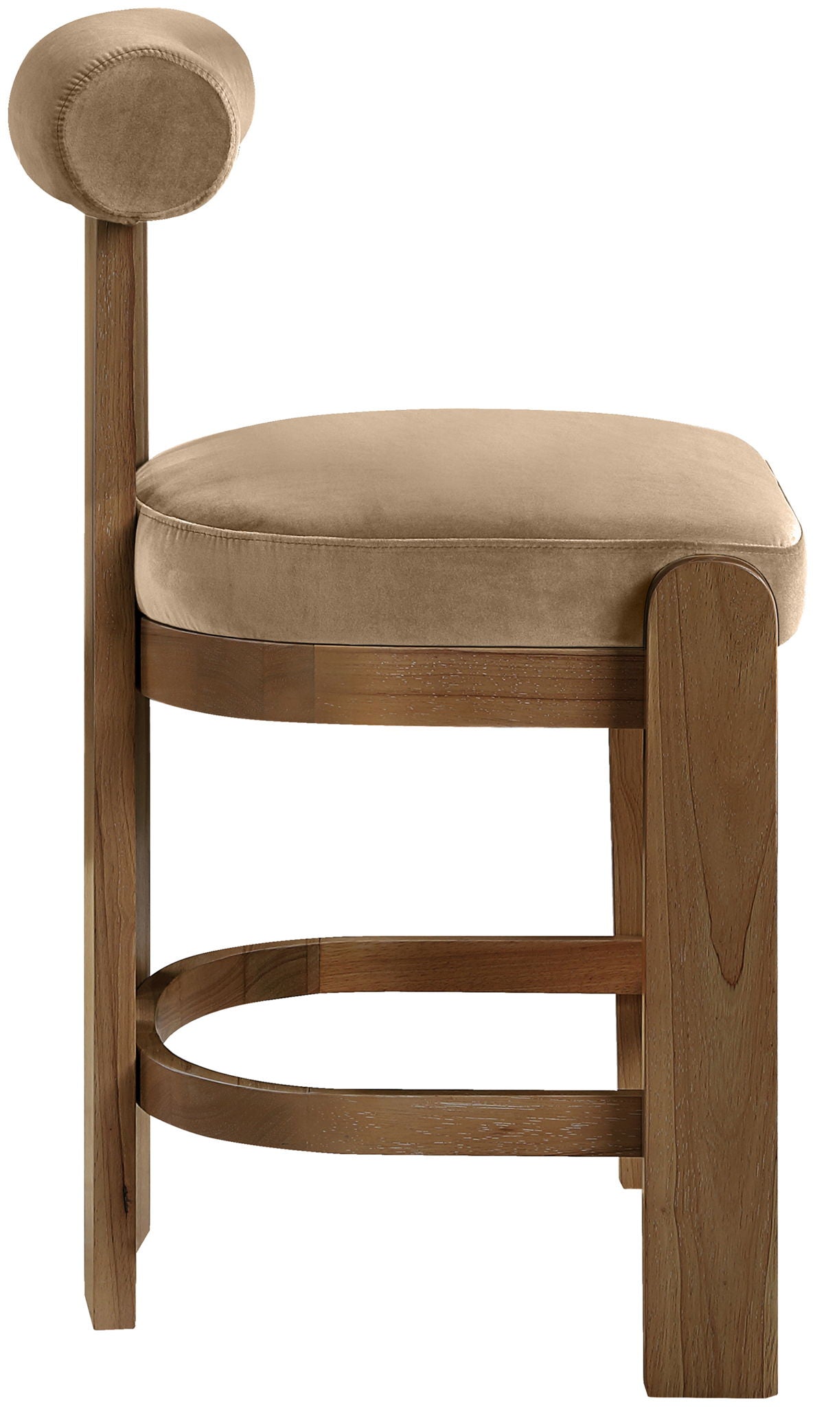 Arienzo - Velvet Upholstered Counter Stool (Set of 2)