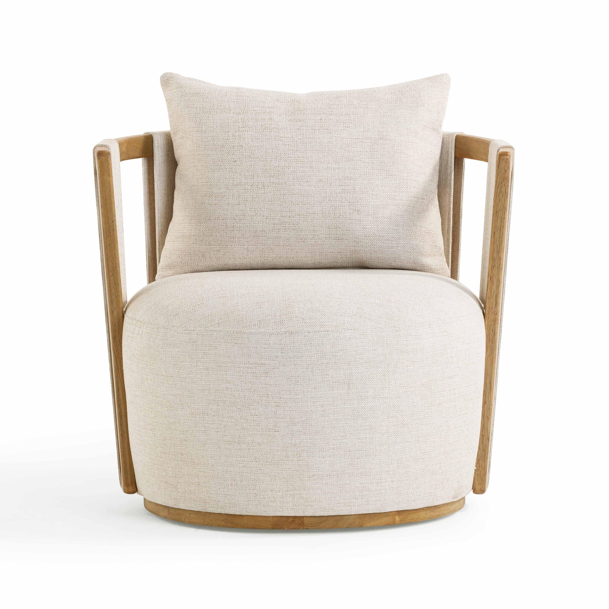 Paolo - Textured Weave Swivel Chair - Urban Living Furniture (Los Angeles, CA)