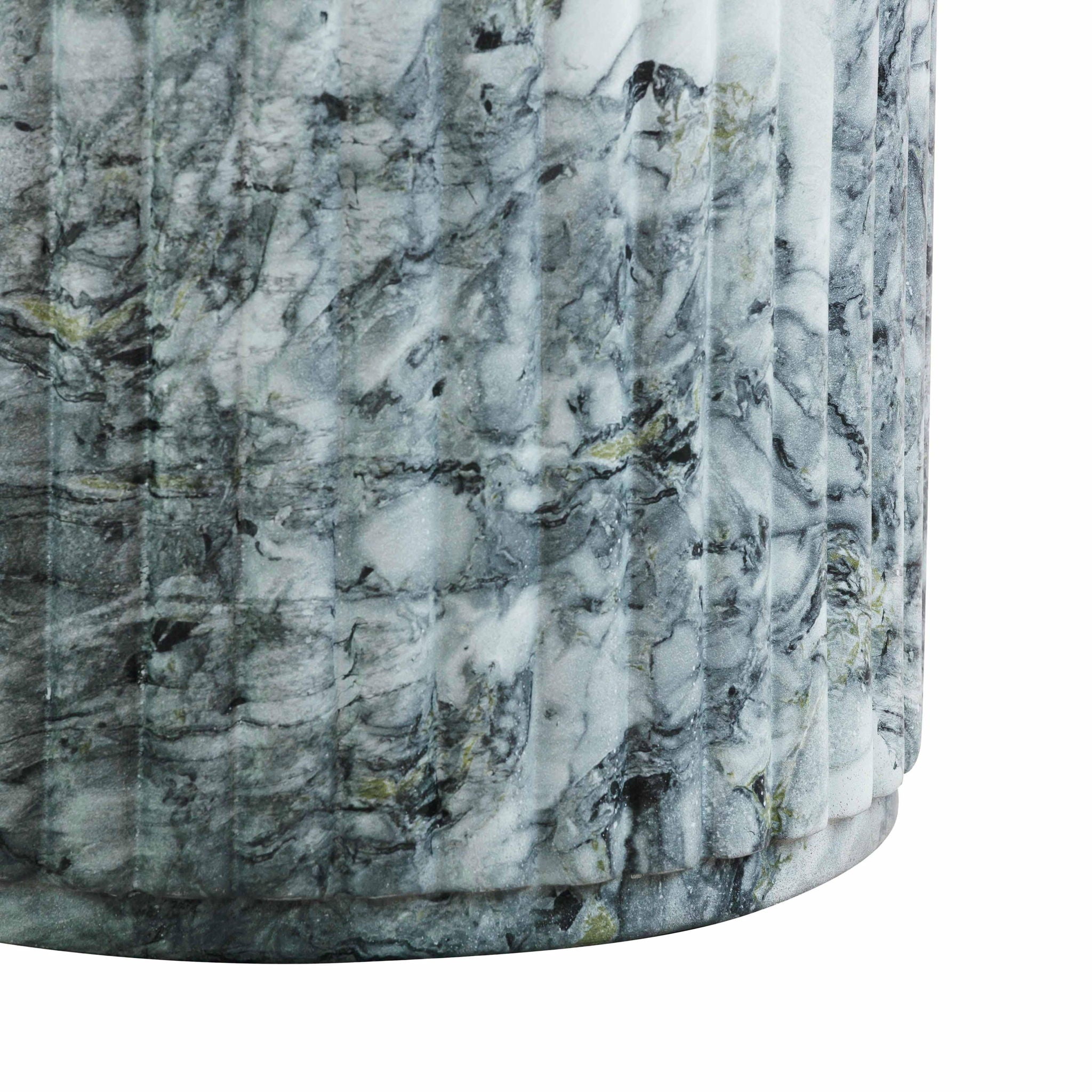 Serafina - Concrete Indoor / Outdoor Side Table - Marble Pattern - Urban Living Furniture (Los Angeles, CA)