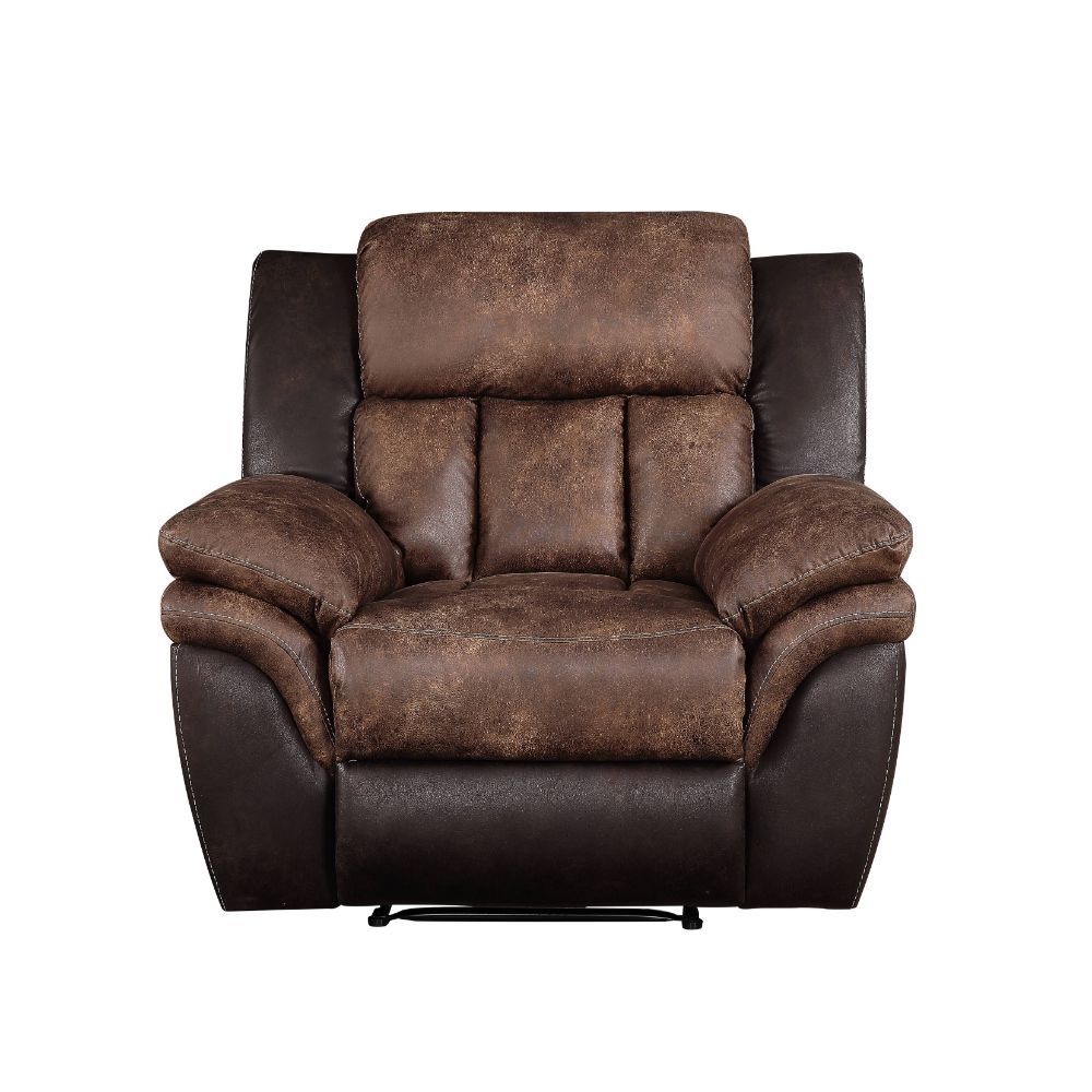 Jaylen - Recliner - Toffee & Espresso Polished Microfiber - Urban Living Furniture (Los Angeles, CA)