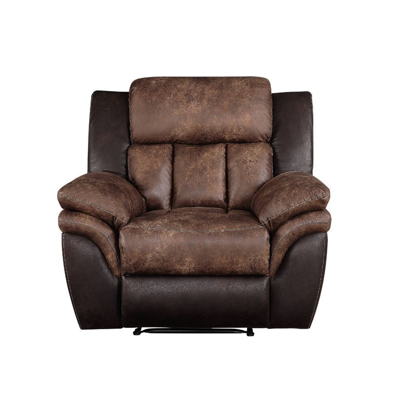 Jaylen - Recliner - Toffee & Espresso Polished Microfiber - Urban Living Furniture (Los Angeles, CA)