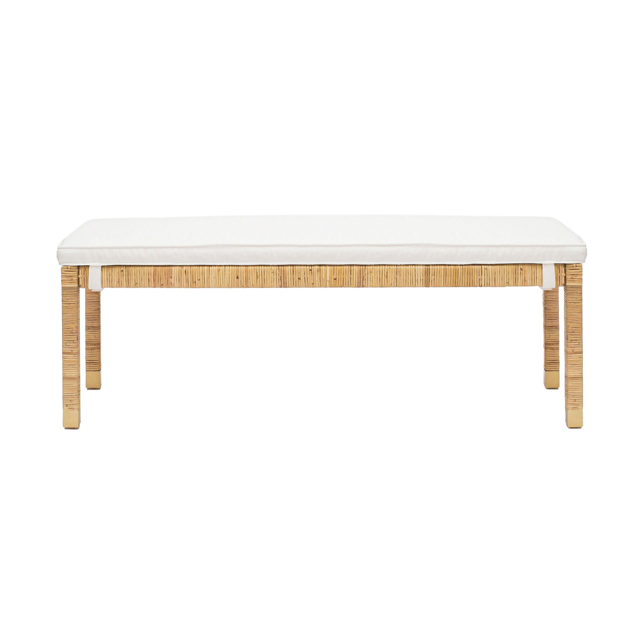 Amara - Woven Rattan Bench - Urban Living Furniture (Los Angeles, CA)