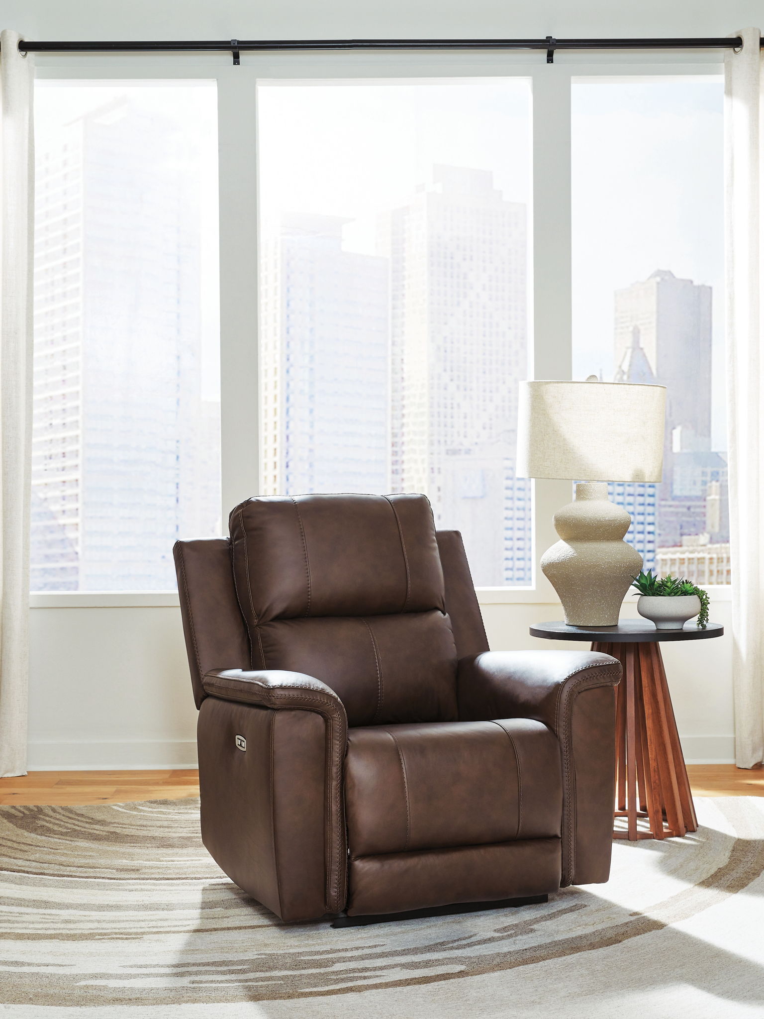 Bleckley - Power Recliner With Adjustable Headrest - Urban Living Furniture (Los Angeles, CA)